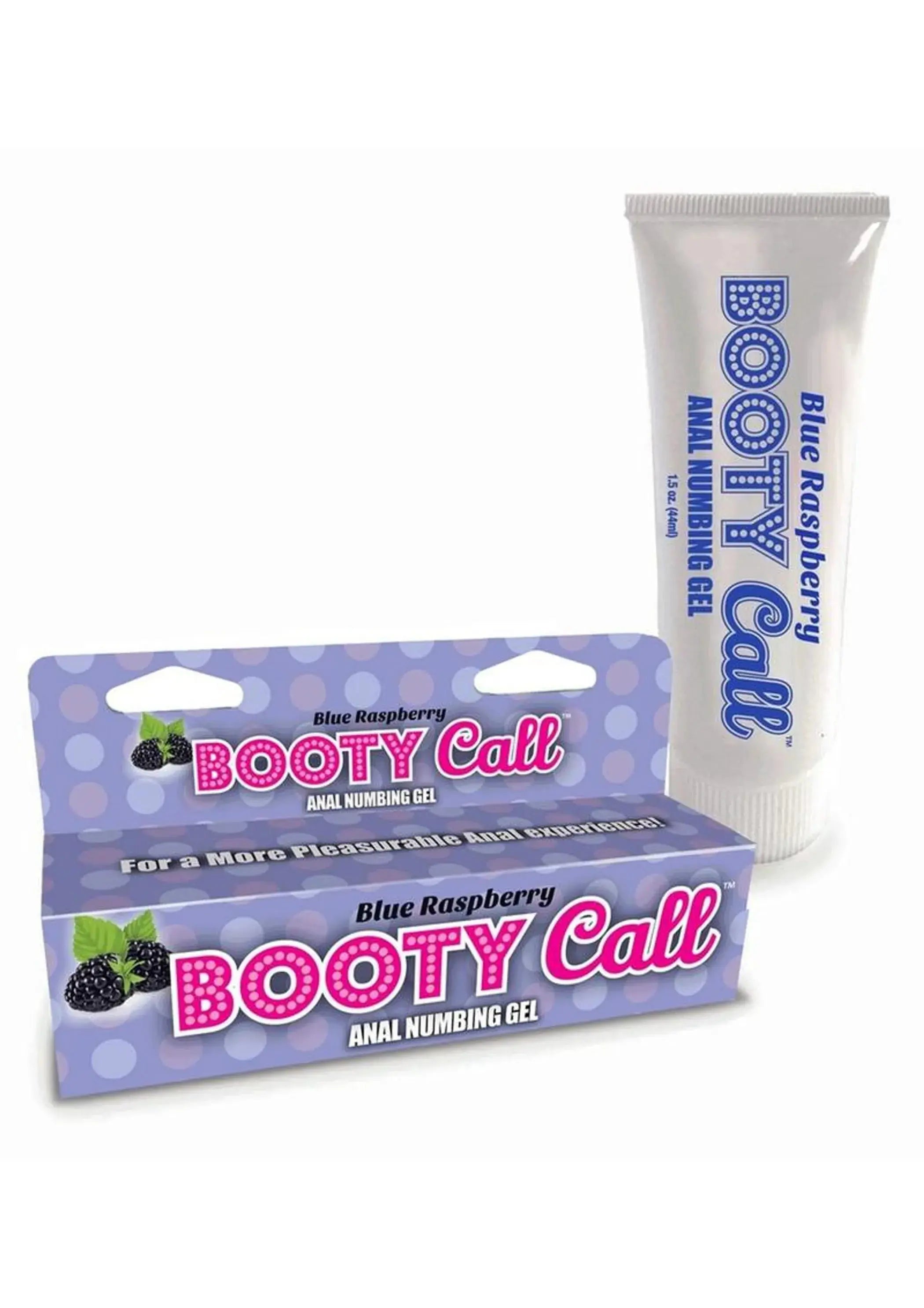 Booty Call Blue Raspberry Lubricant 1.5 Oz Little Genie
