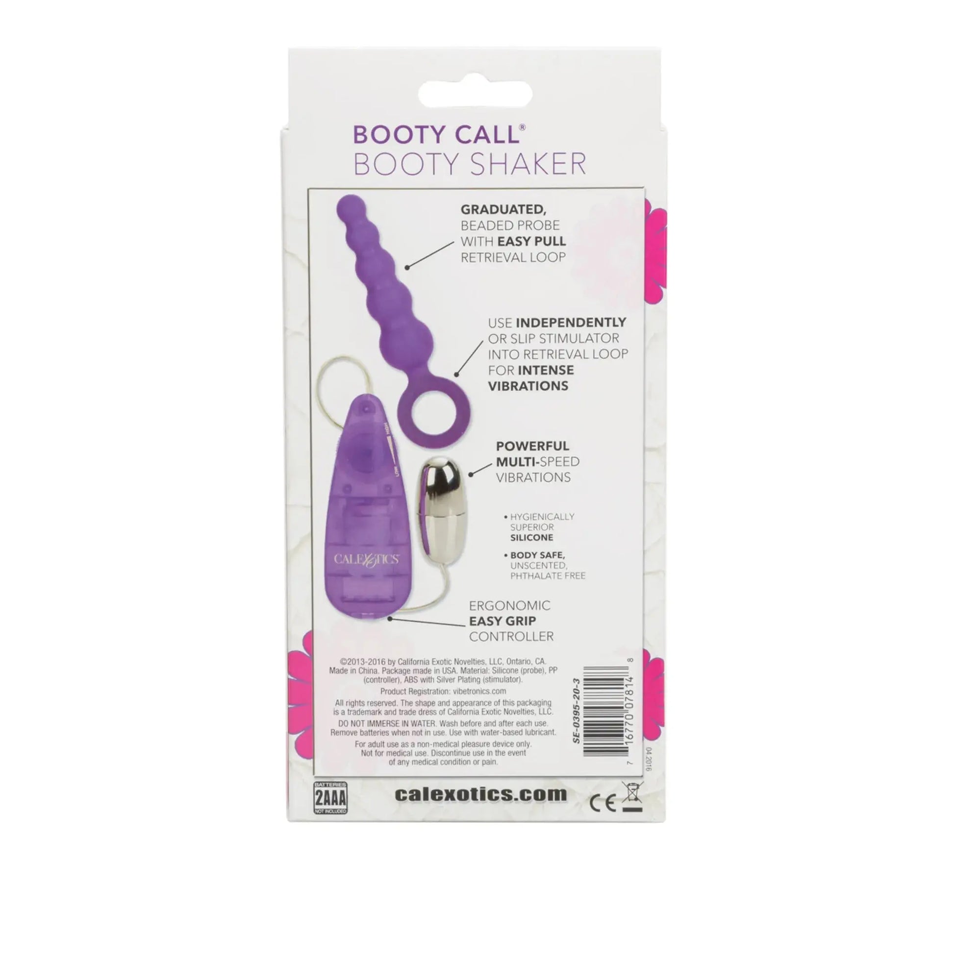 Booty Call Booty Shaker Purple California Exotic Novelties