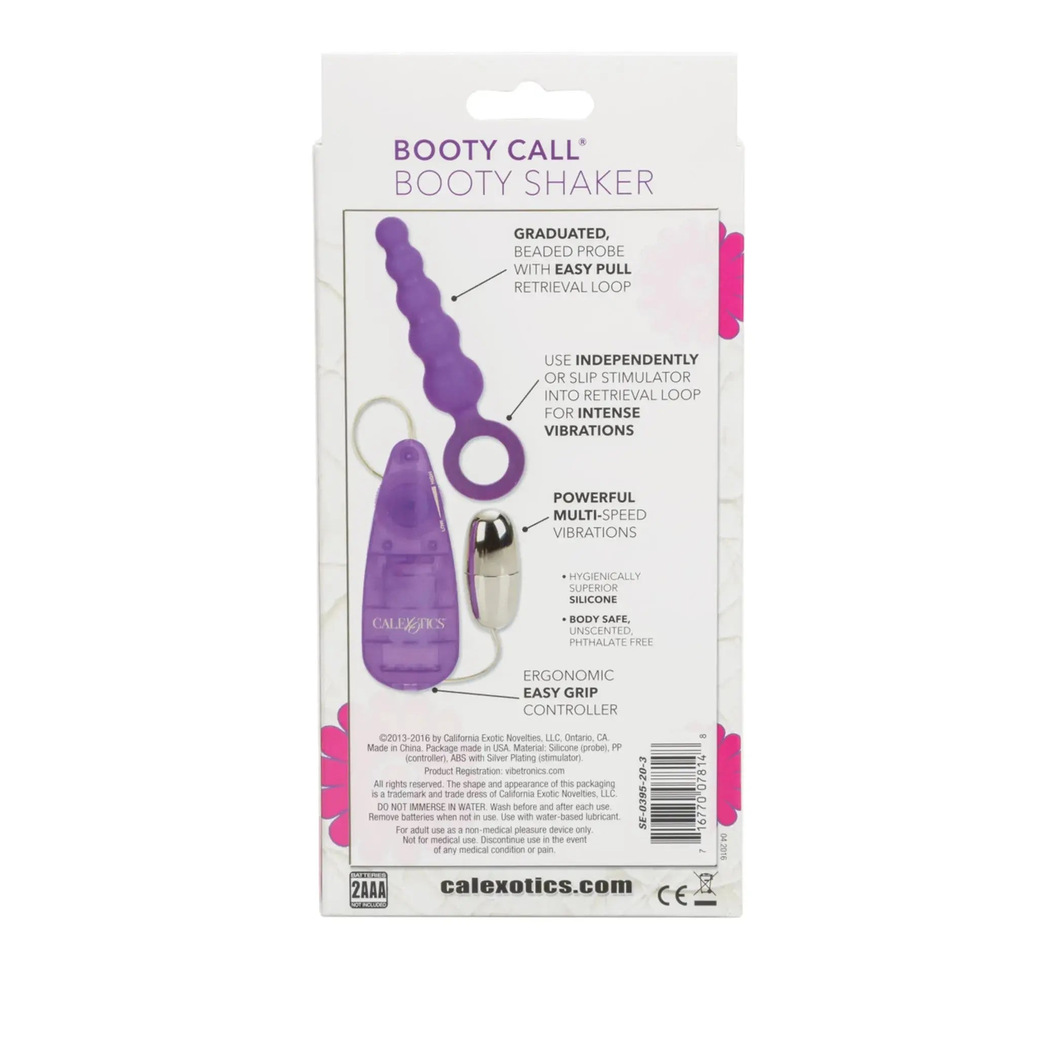 Booty Call Booty Shaker Purple California Exotic Novelties