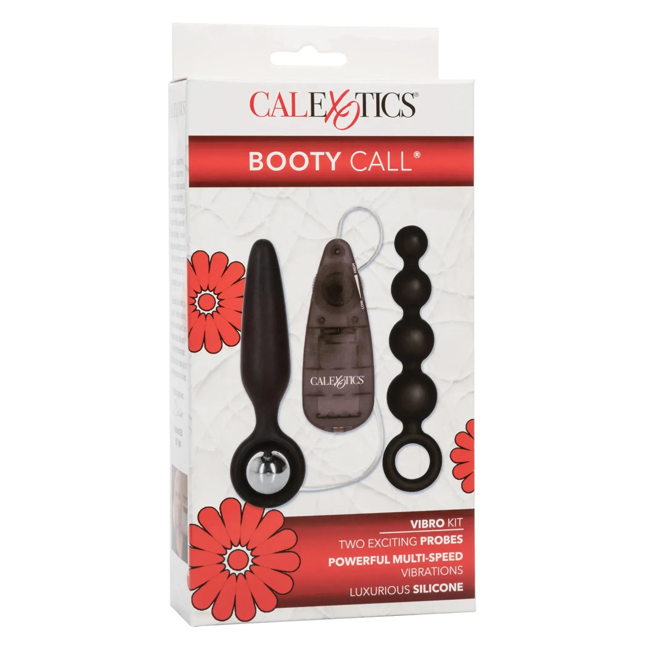 Booty Call Booty Vibro Kit Black California Exotic Novelties