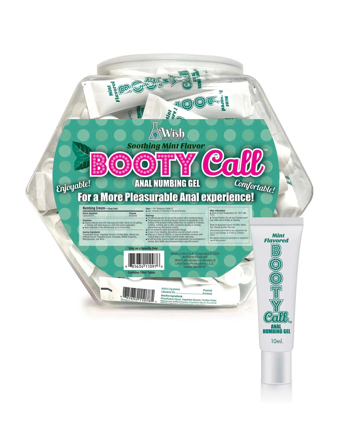 Booty Call Fishbowl Mint Pillow Packs Little Genie