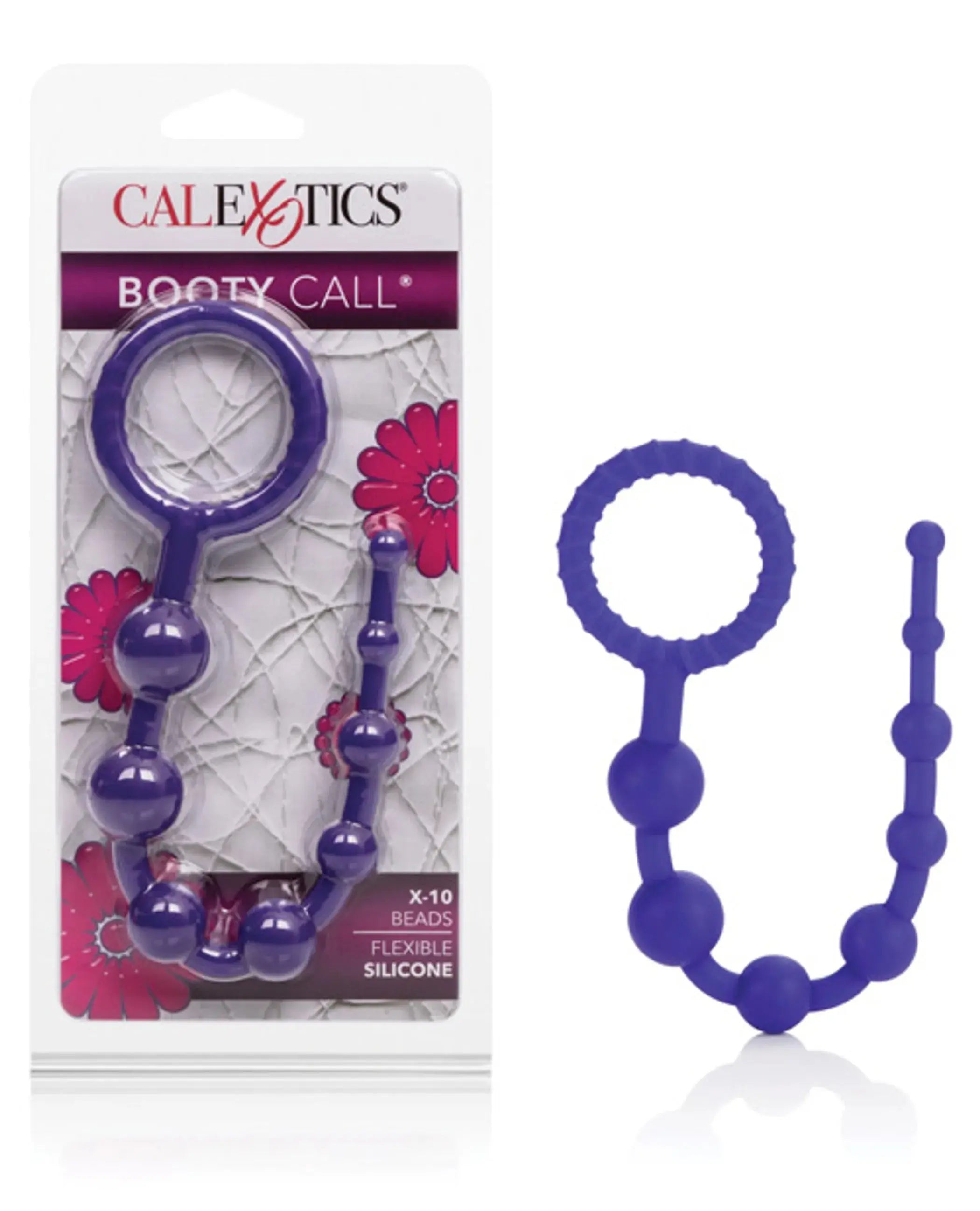 Booty Call X10 Beads Purple California Exotic Novelties