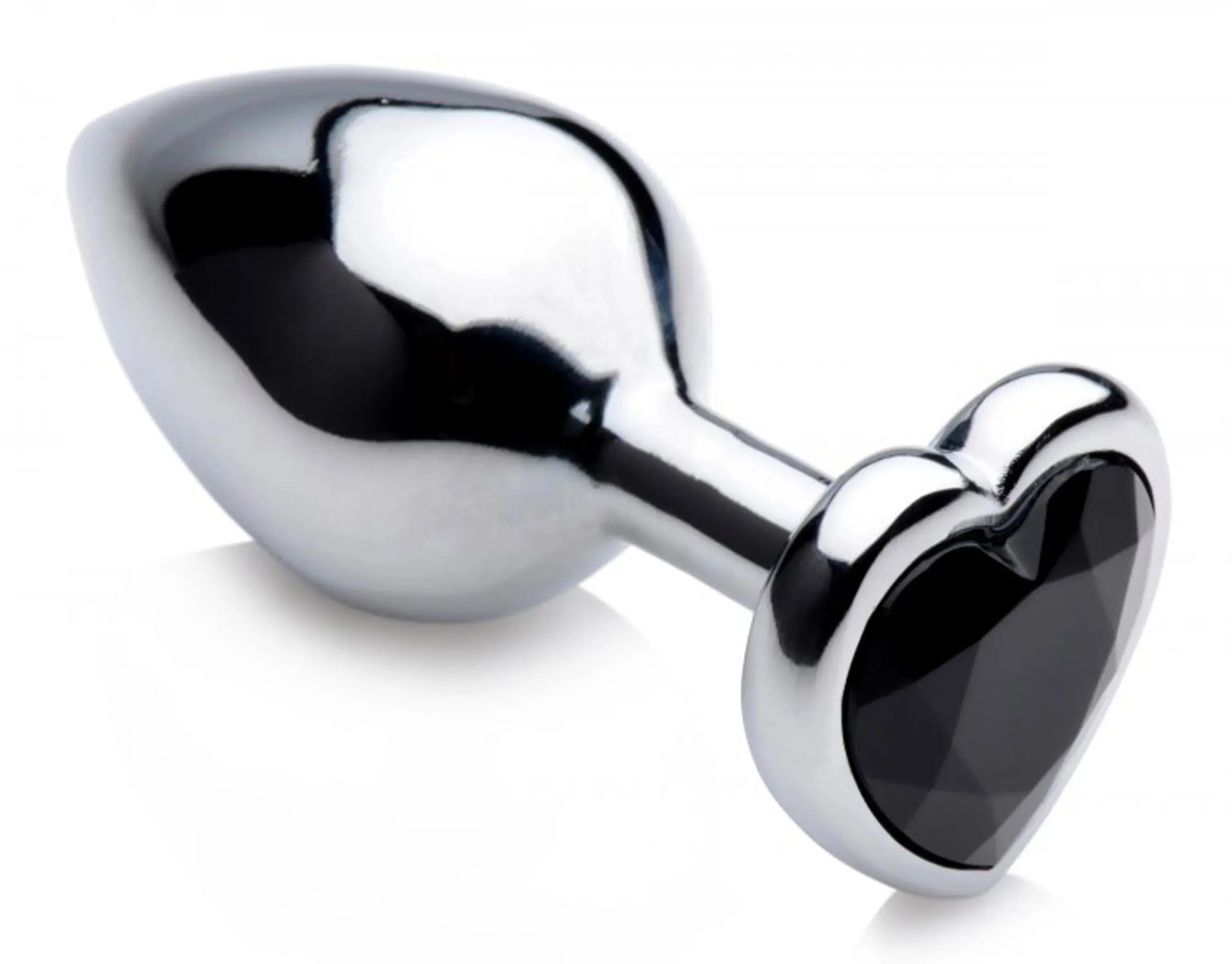 Booty Sparks Black Heart Gem Medium Anal Plug XR Brands
