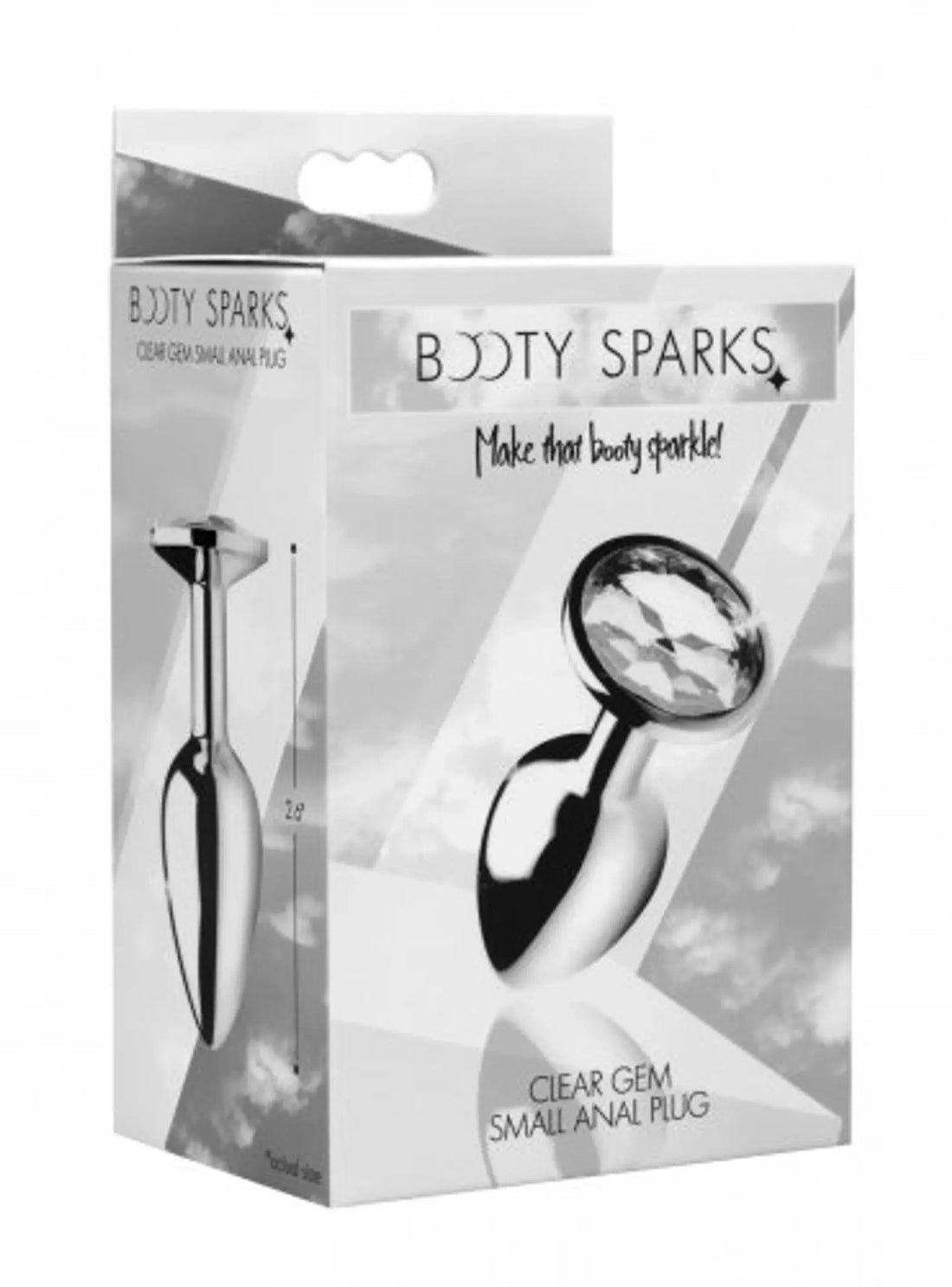 Booty Sparks Clear Gem Small Anal Plug XR Brands