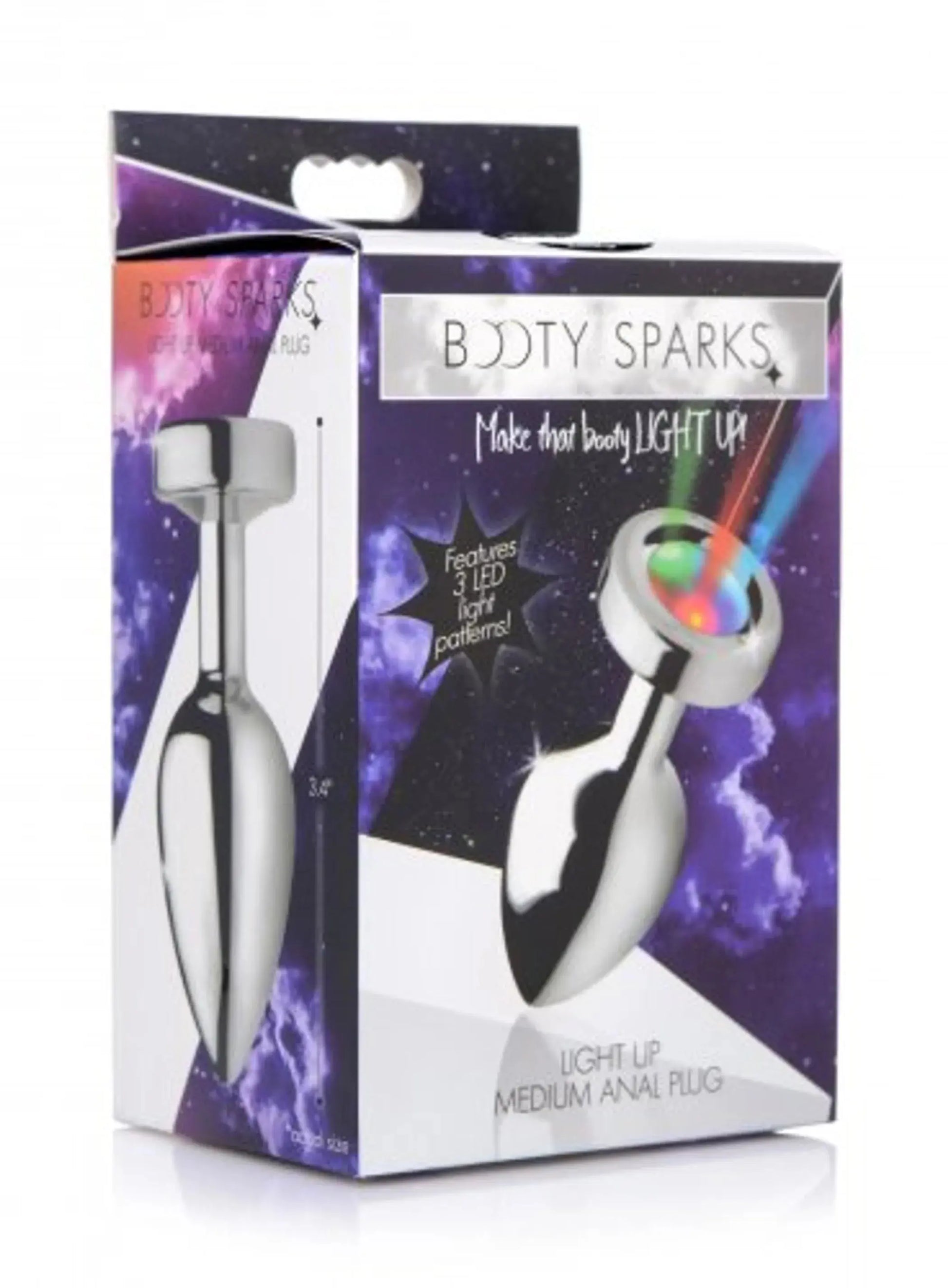 Booty Sparks Light Up Medium Anal Plug XR Brands