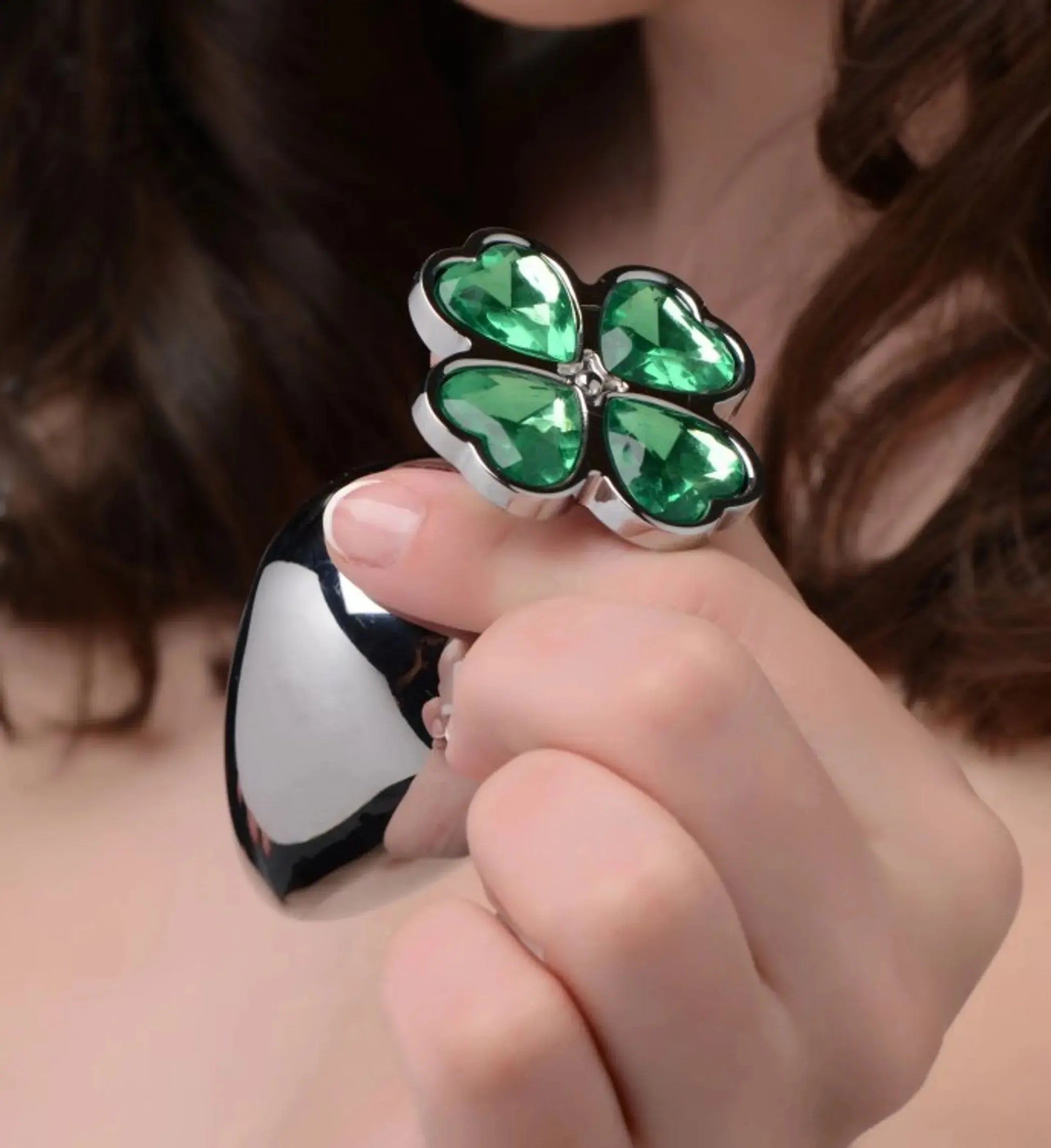 Booty Sparks Lucky Clover Gem Anal Plug Small XR Brands