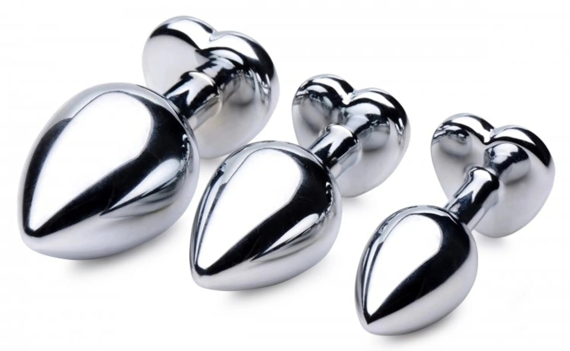 Booty Sparks Red Heart Gem Anal Plug Set XR Brands