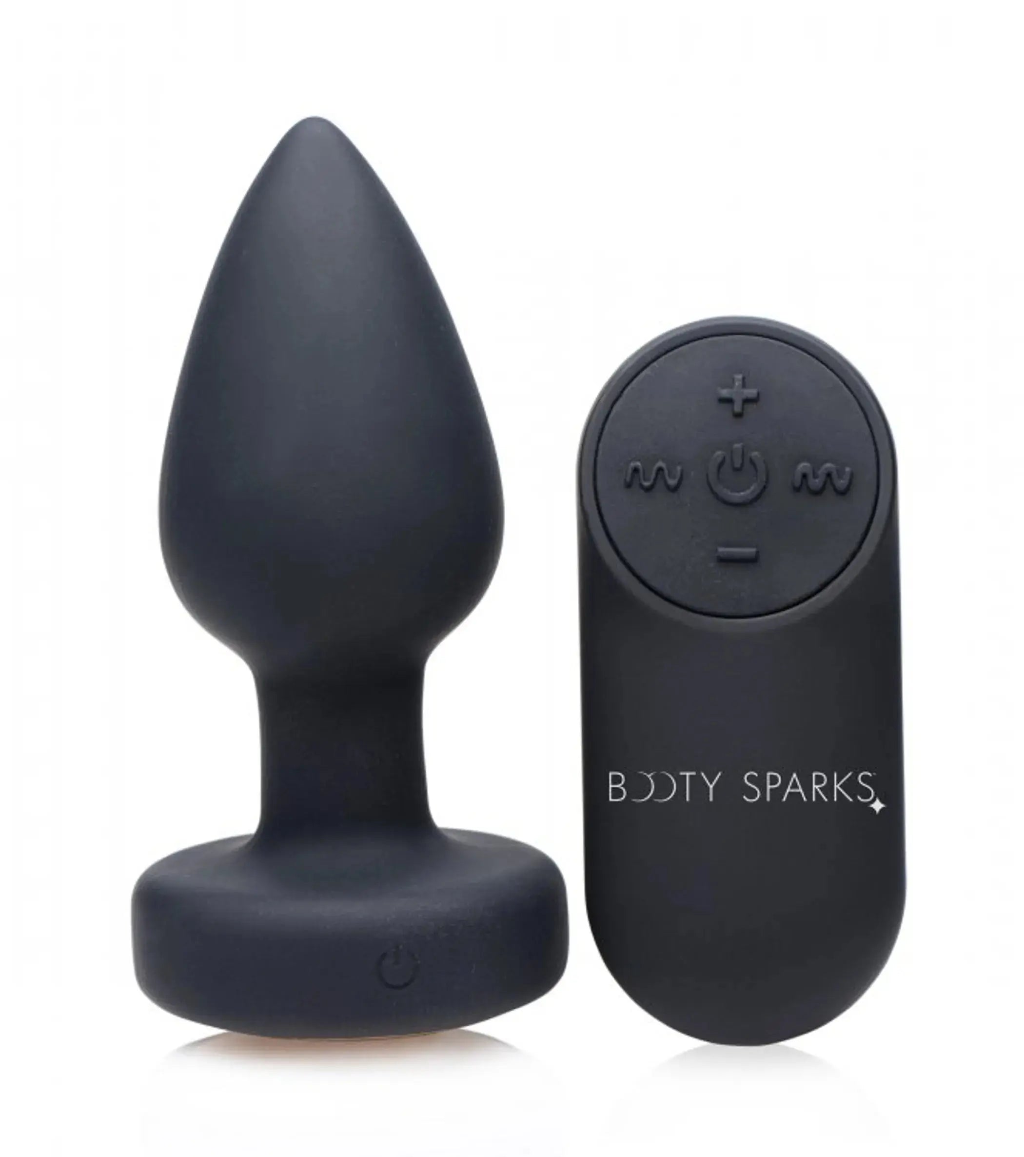Booty Sparks Silicone LED Vibrating Plug Small XR Brands