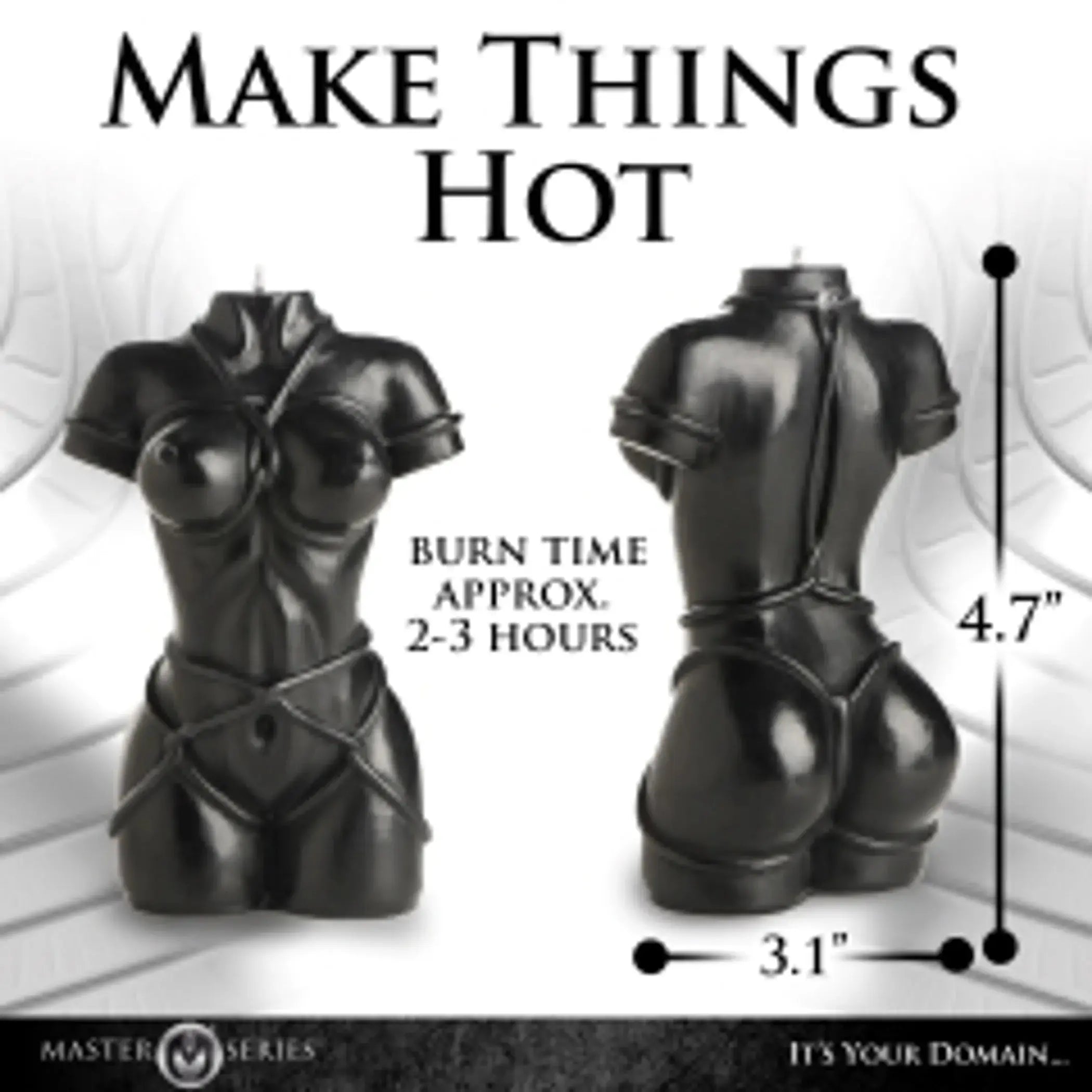 Bound Goddess Drip Candle Black XR Brands