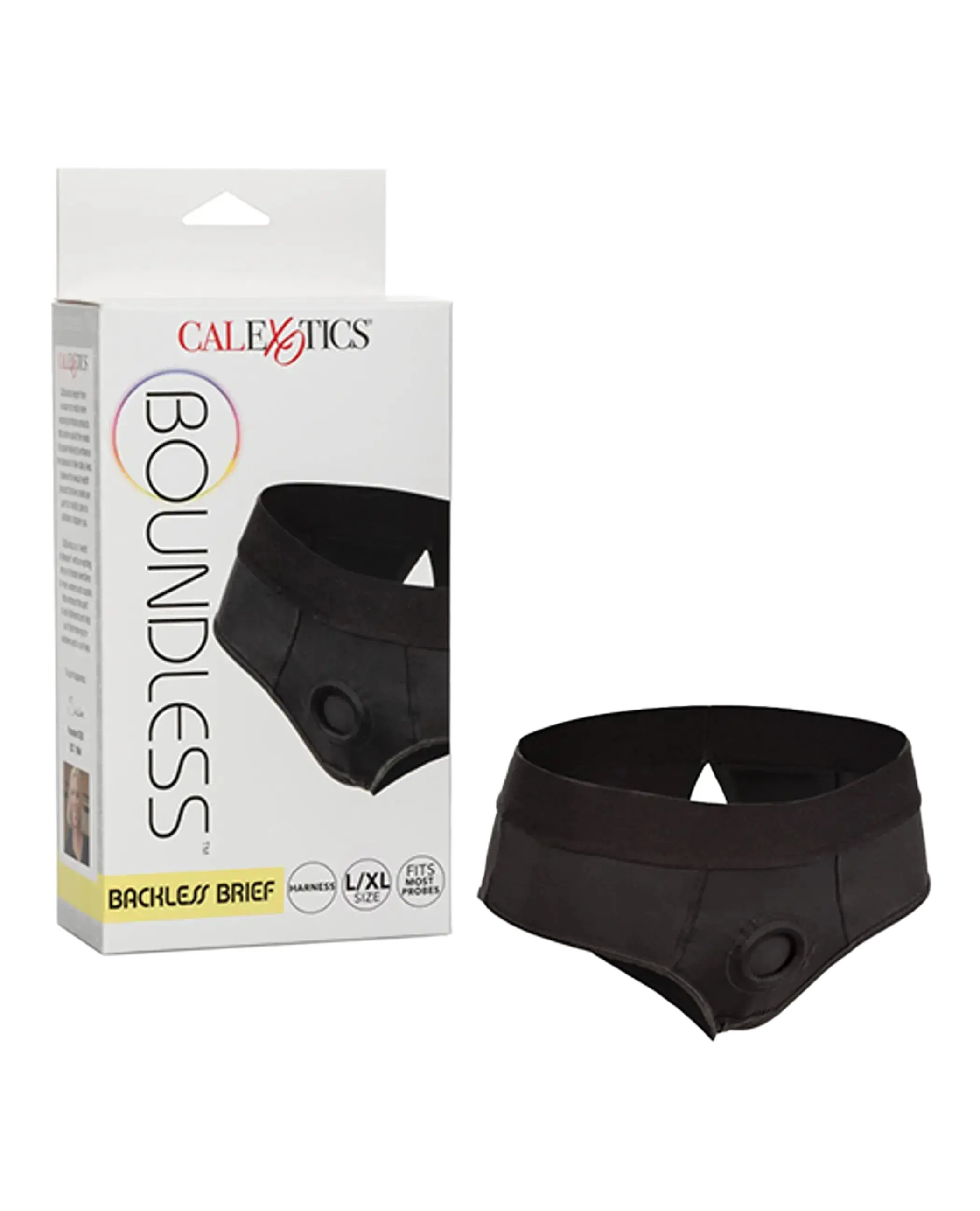 BOUNDLESS BACKLESS BRIEF HARNESS BLACK California Exotic Novelties