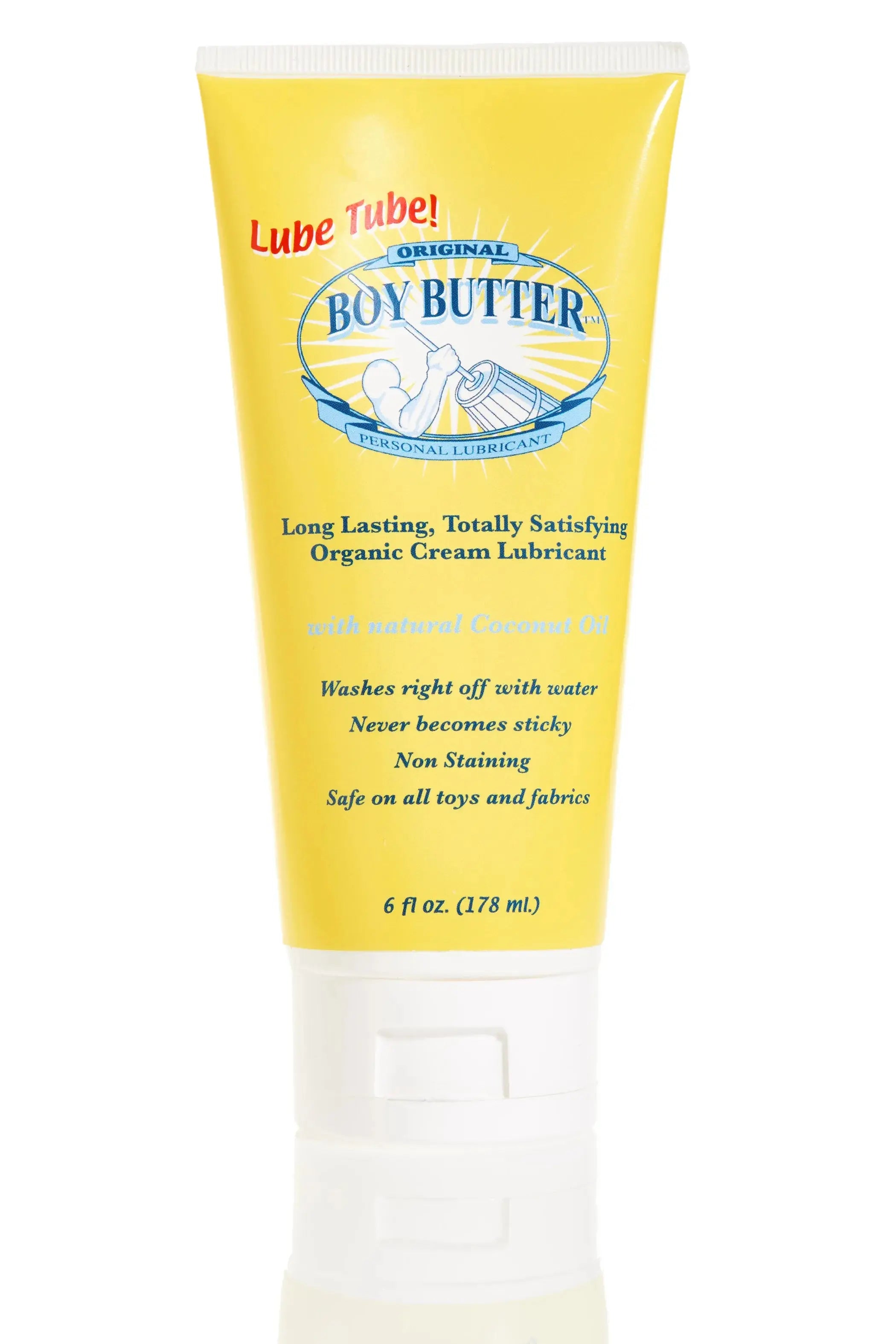 Boy Butter Original Formula Lube Tube 6 oz Boy Butter Lubes