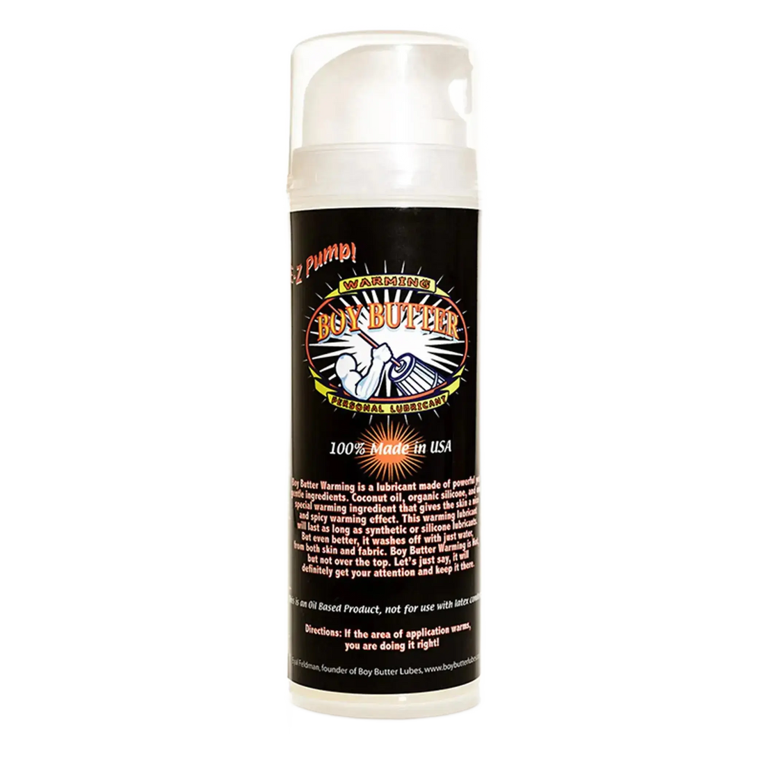 BOY BUTTER WARMING 5 OZ EZ PUMP Boy Butter Lubes
