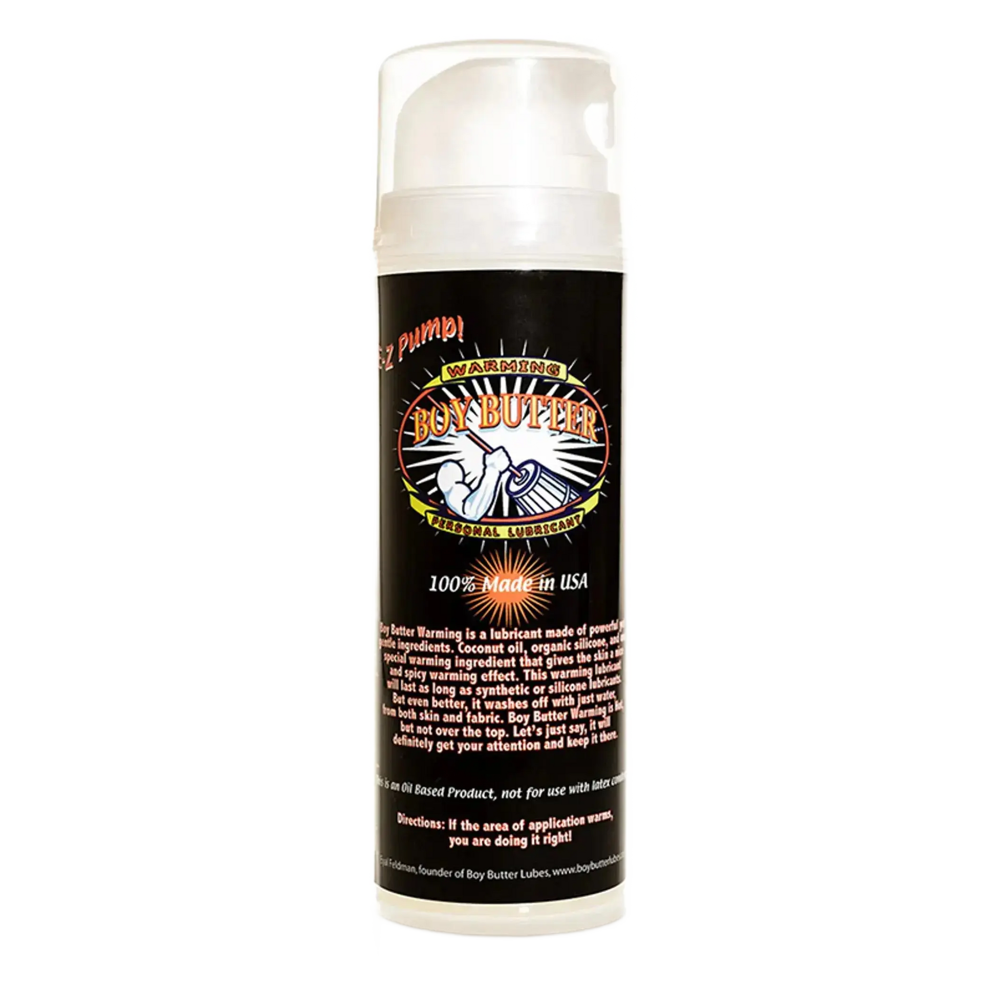 BOY BUTTER WARMING 5 OZ EZ PUMP Boy Butter Lubes