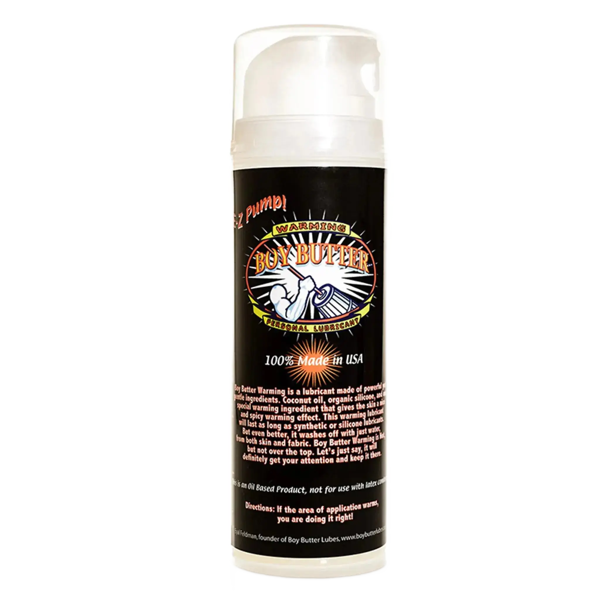 BOY BUTTER WARMING 5 OZ EZ PUMP Boy Butter Lubes