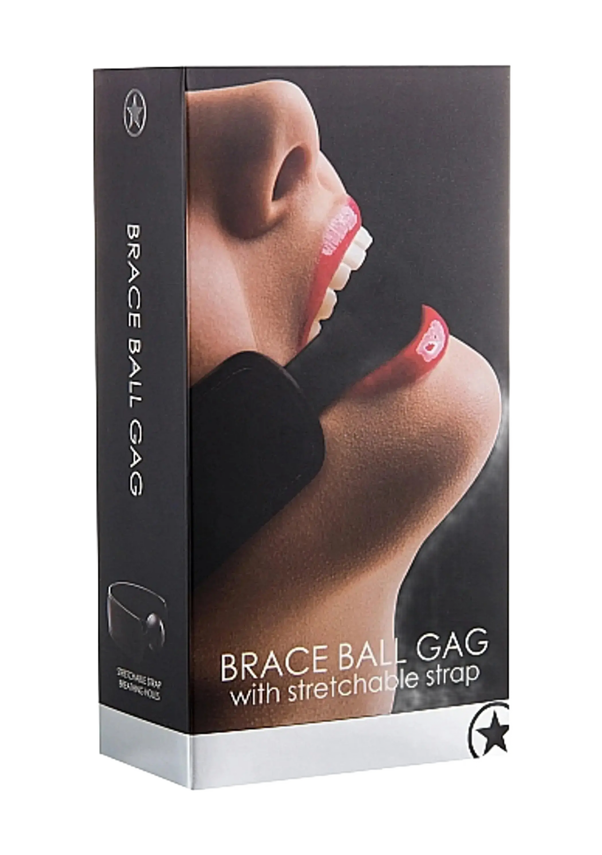BRACE BALL GAG BLACK SHOTS AMERICA