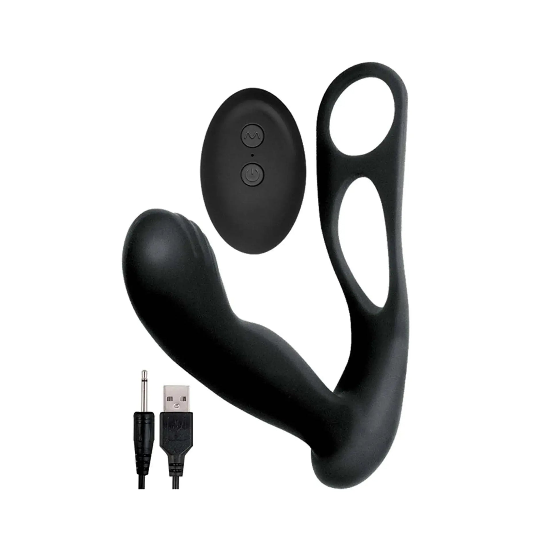 Butts Up Prostate Massager with Scrotum and Cock Ring Nasstoys
