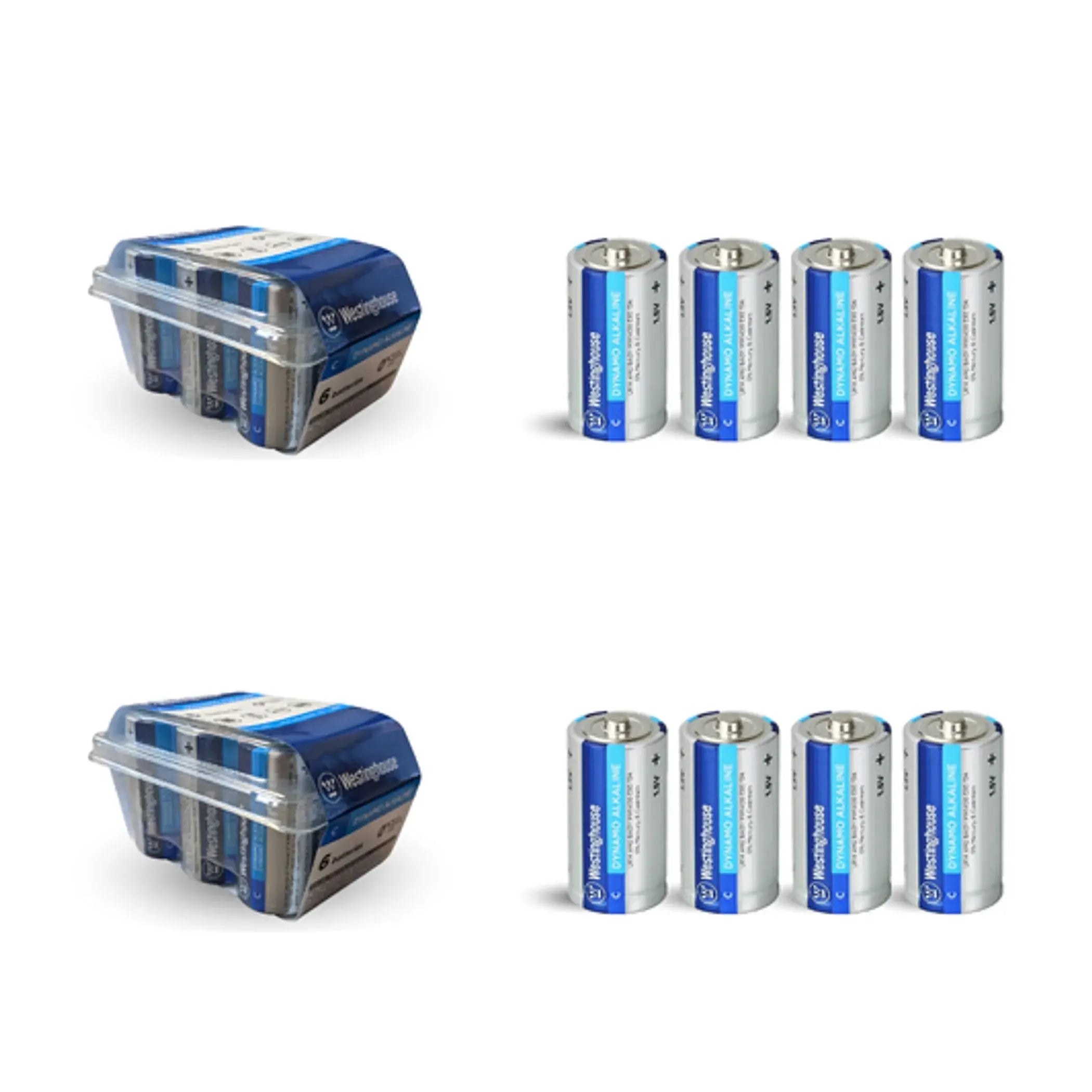 C 1.5V Alkaline Battery Pack (12 Count) Westinghouse