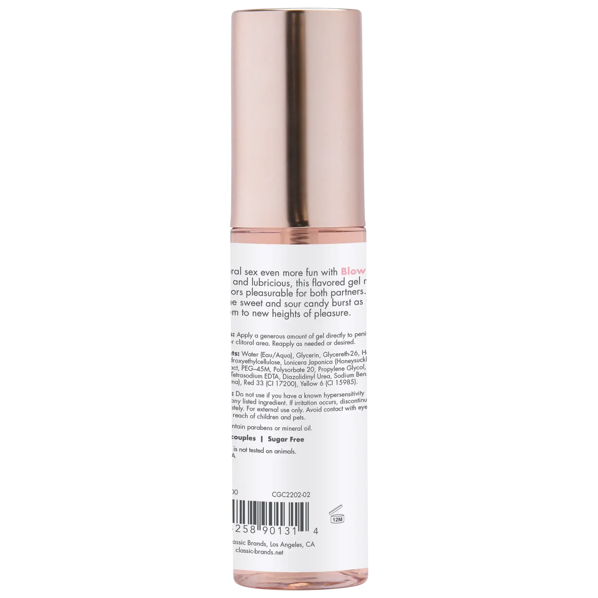 CGC BLOW ME ORAL SEX GEL BERRY BURST 2 FL OZ Classic Brands