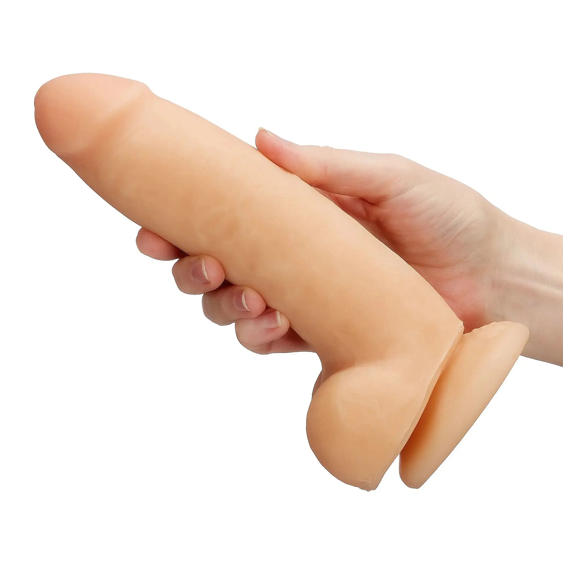 CLOUD 9 DUAL DENSITY DILDO TOUCH THICK W/ REALISTIC PAINTED VEINS & BALLS 8 IN Cloud 9 Novelties