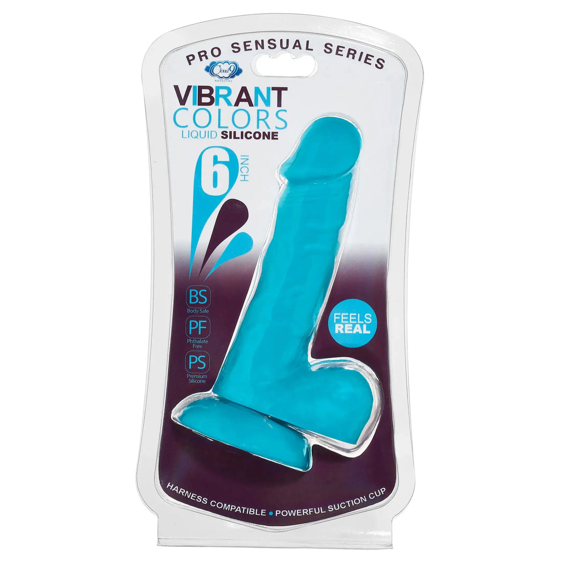 CLOUD 9 VIBRANT COLORS 6 BLUE PRO SENSUAL LINE " Cloud 9 Novelties