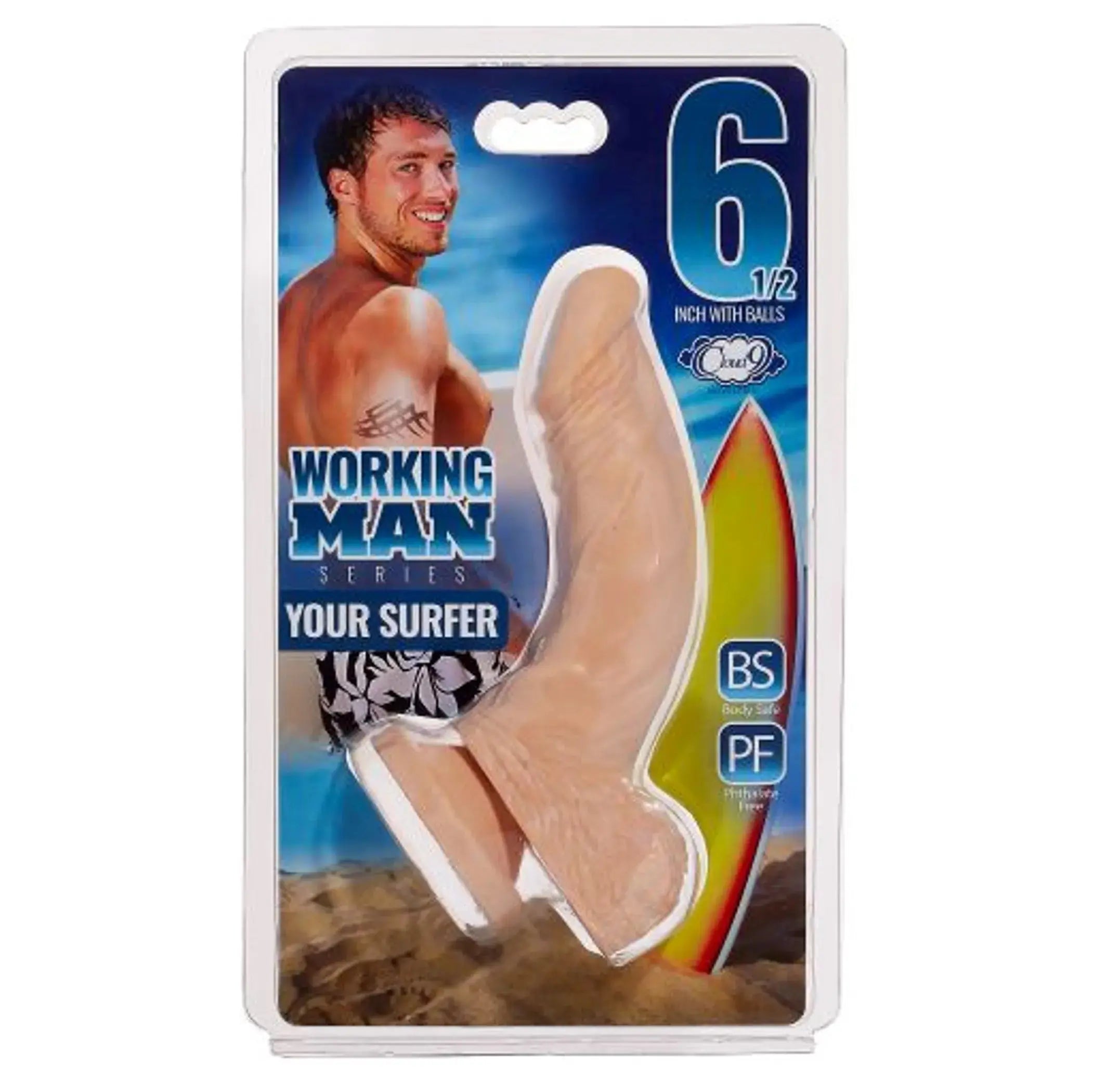CLOUD 9 WORKING MAN 6.5 LIGHT YOUR SURFER " Cloud 9 Novelties