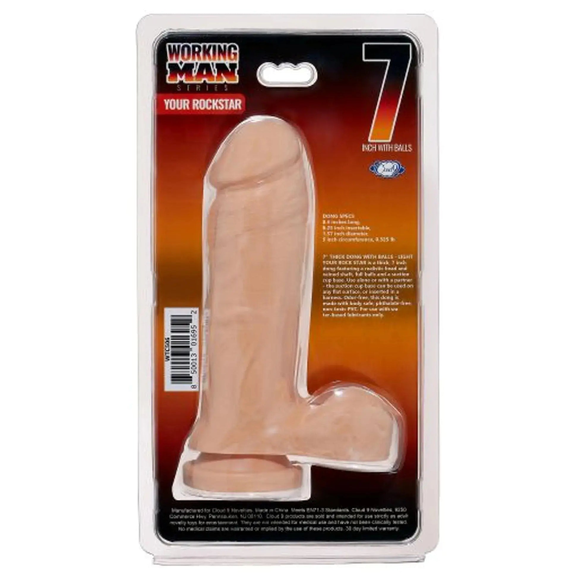 CLOUD 9 WORKING MAN 7 LIGHT YOUR ROCK STAR (THICK)" Cloud 9 Novelties