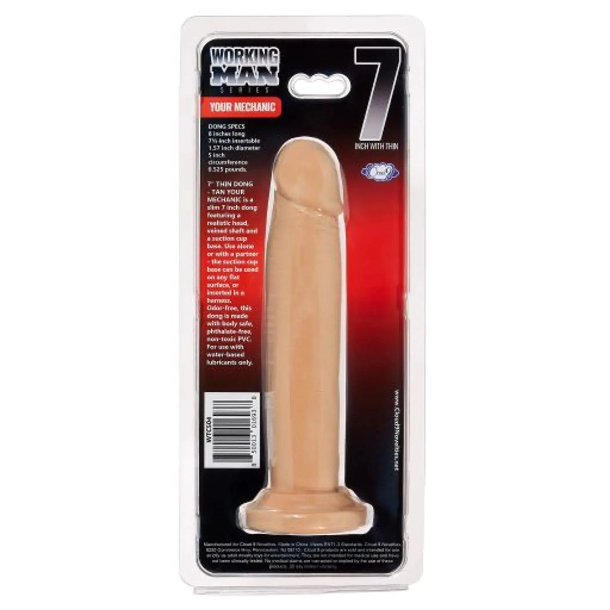 CLOUD 9 WORKING MAN 7 TAN YOUR MECHANIC (THIN) " Cloud 9 Novelties