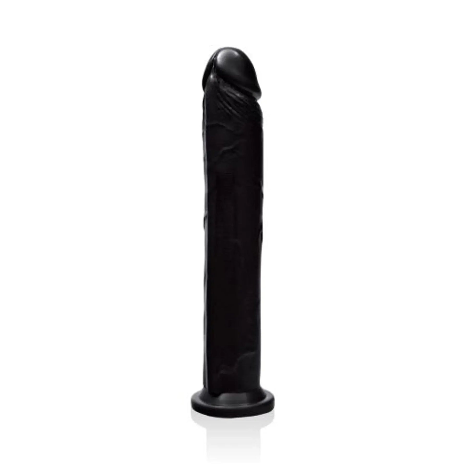 COCK W/SUCTION BLACK 10IN SI Novelties