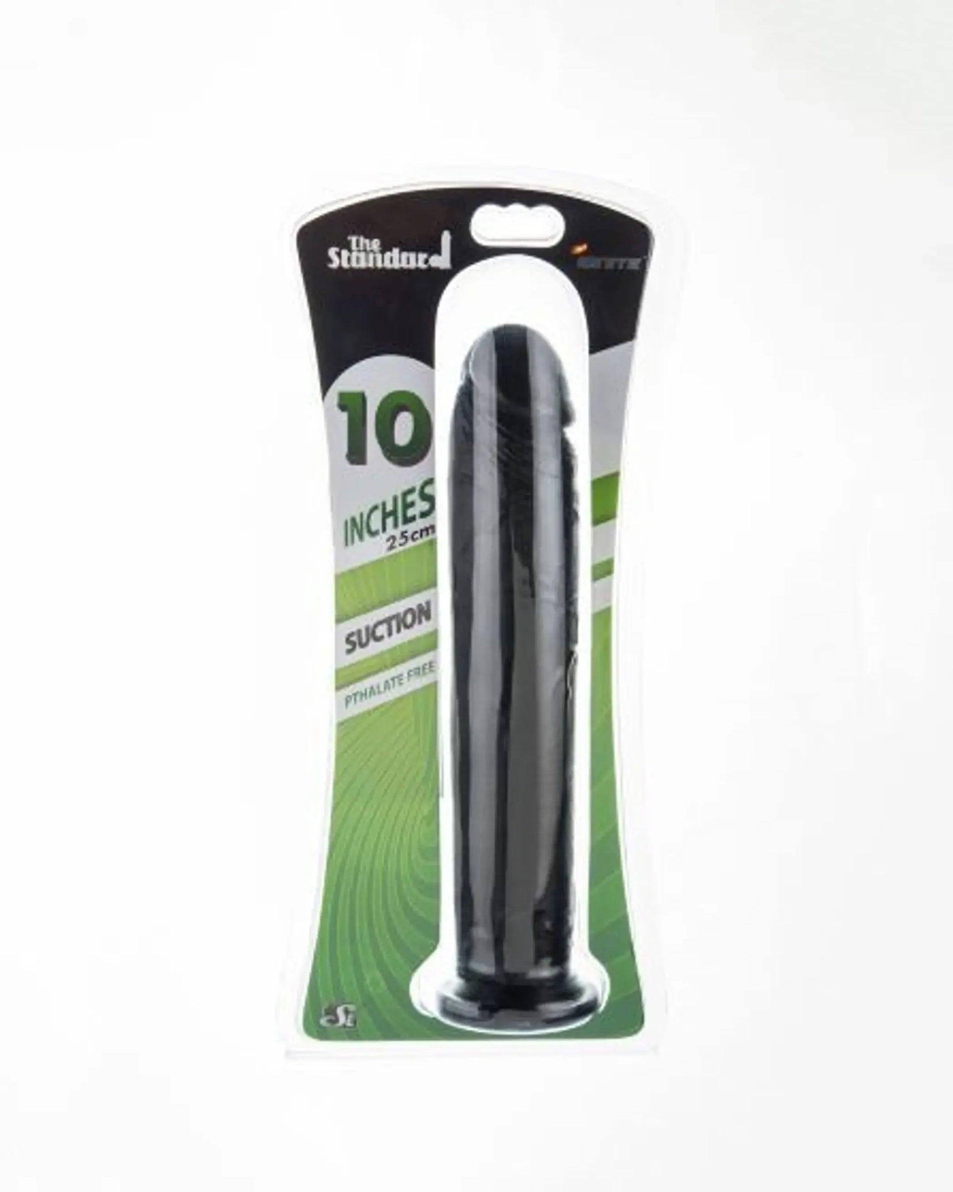 COCK W/SUCTION BLACK 10IN SI Novelties