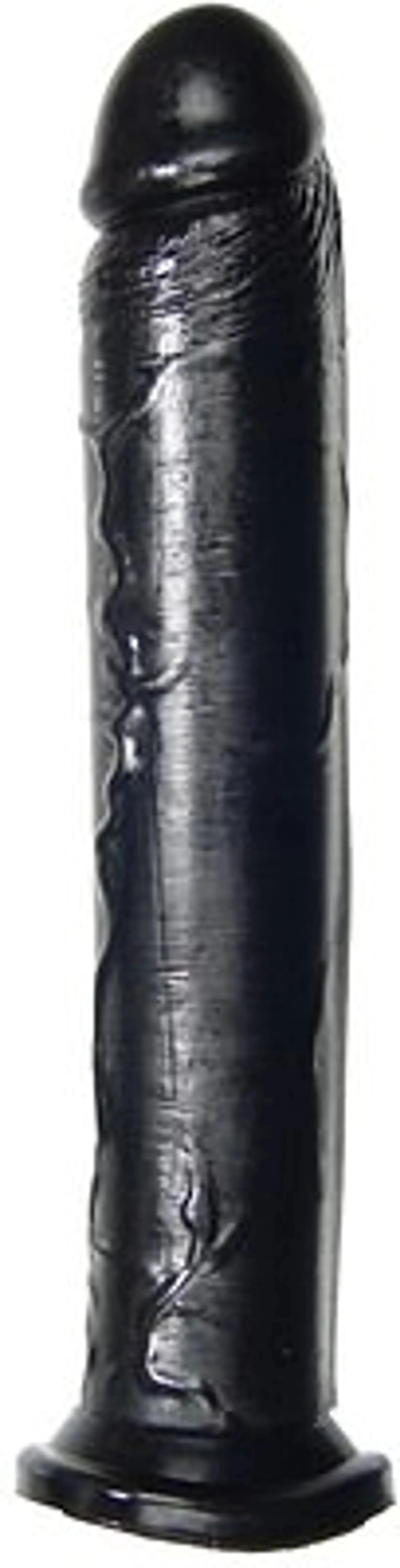 COCK W/SUCTION BLACK 10IN SI Novelties