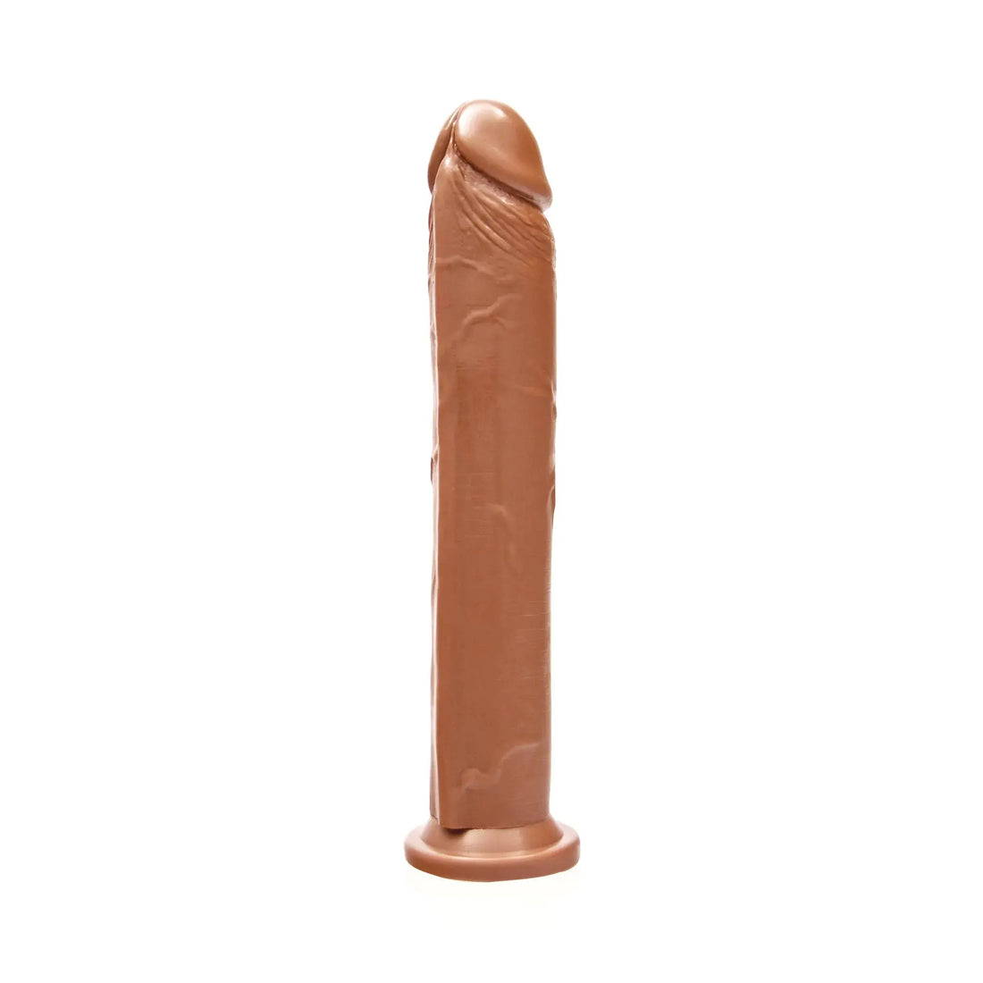 COCK W/SUCTION CARAMEL 10IN SI Novelties