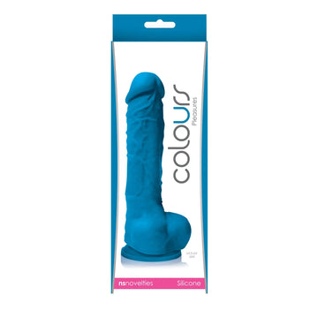 COLOURS PLEASURES 5IN DILDO BLUE NS Novelties