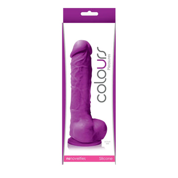 COLOURS PLEASURES 5IN DILDO PURPLE NS Novelties