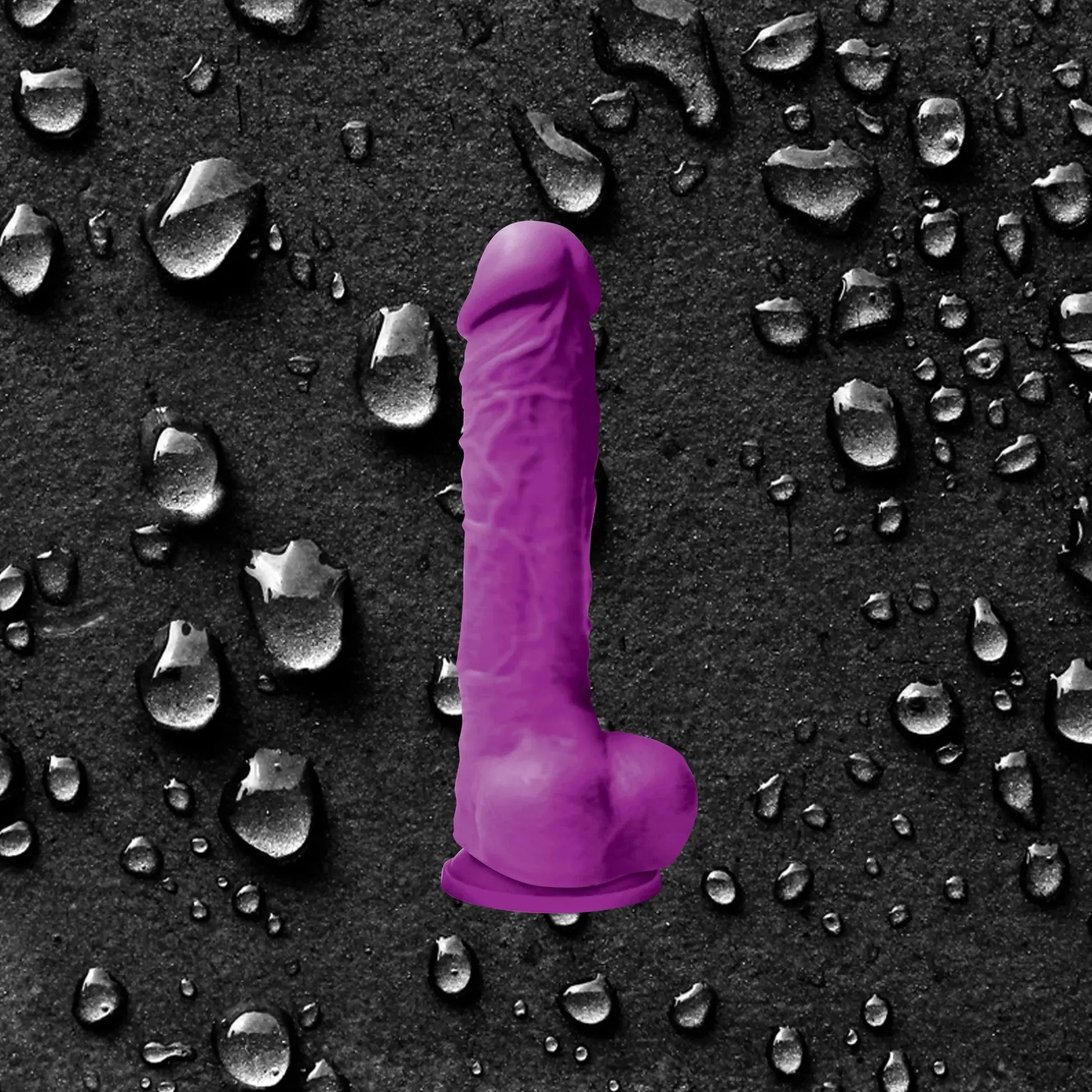 COLOURS PLEASURES 5IN DILDO PURPLE NS Novelties