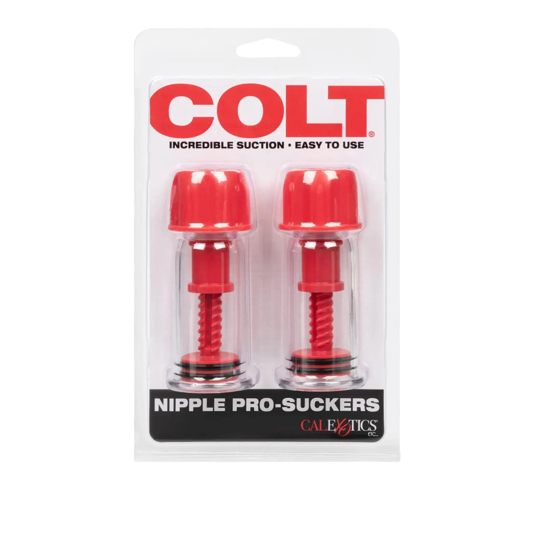 COLT NIPPLE PRO SUCKERS RED California Exotic Novelties