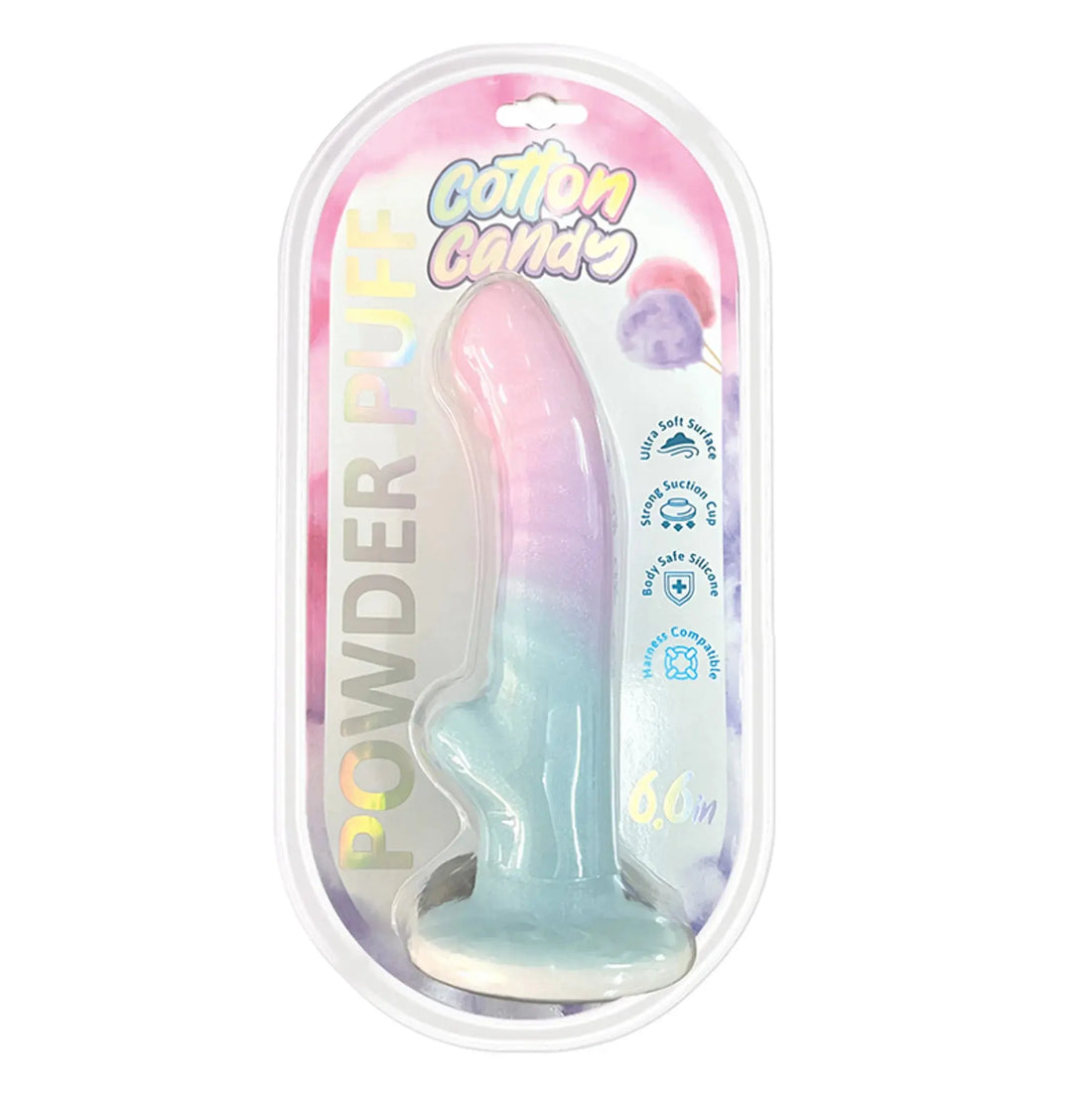 COTTON CANDY PIXIE DIX 6.5IN SILICONE DILDO HOTT Products