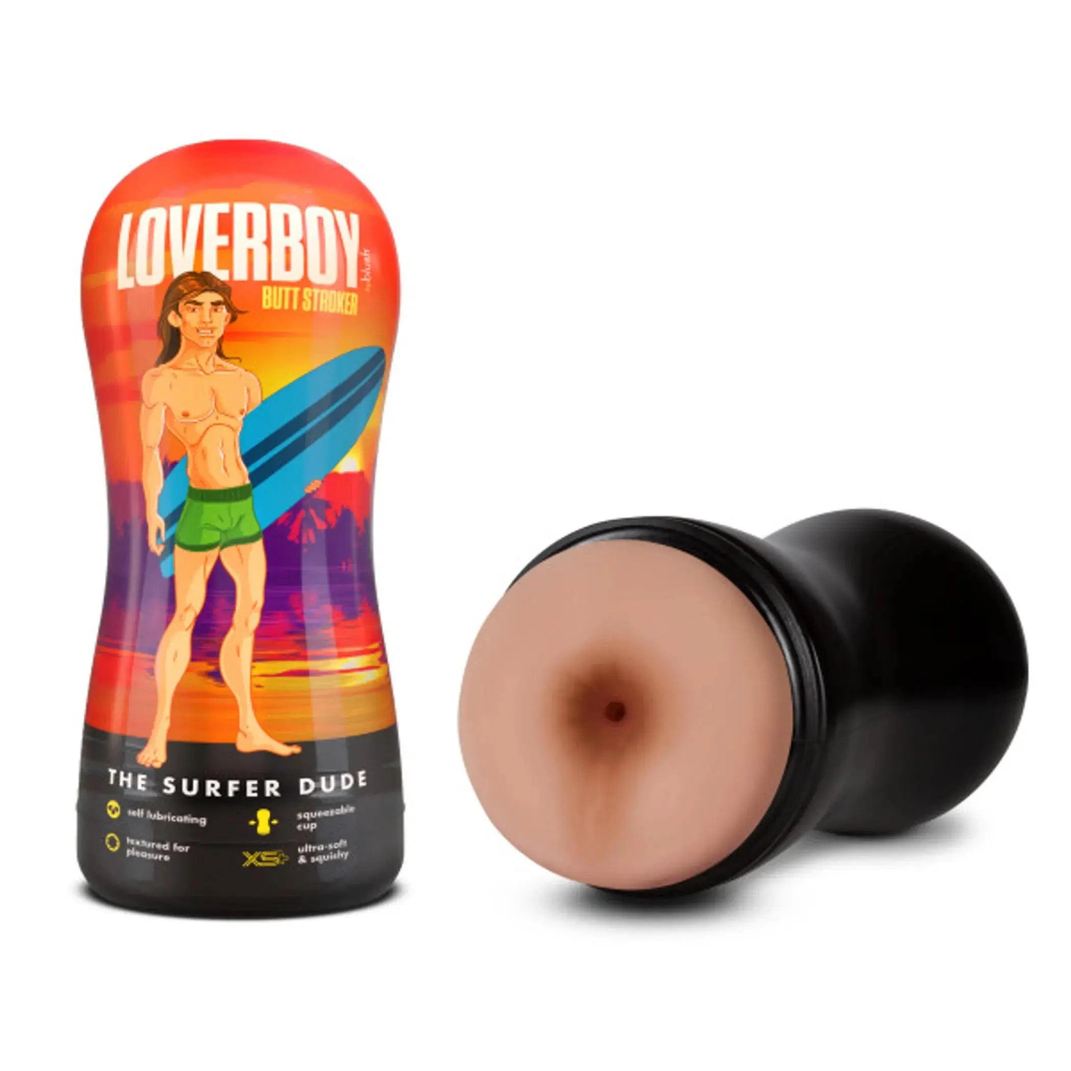 COVERBOY THE SURFER DUDE SELF LUBRICATING STROKER BEIGE Blush Novelties