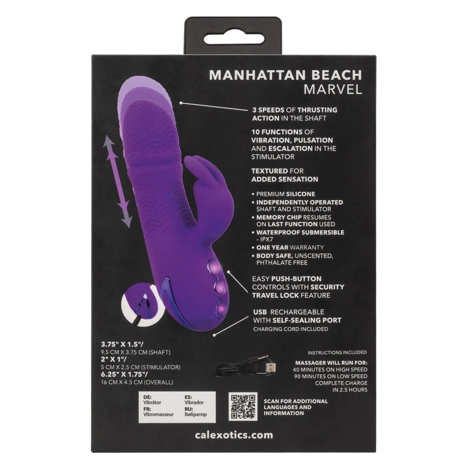 California Dreaming Manhattan Beach Marvel California Exotic Novelties