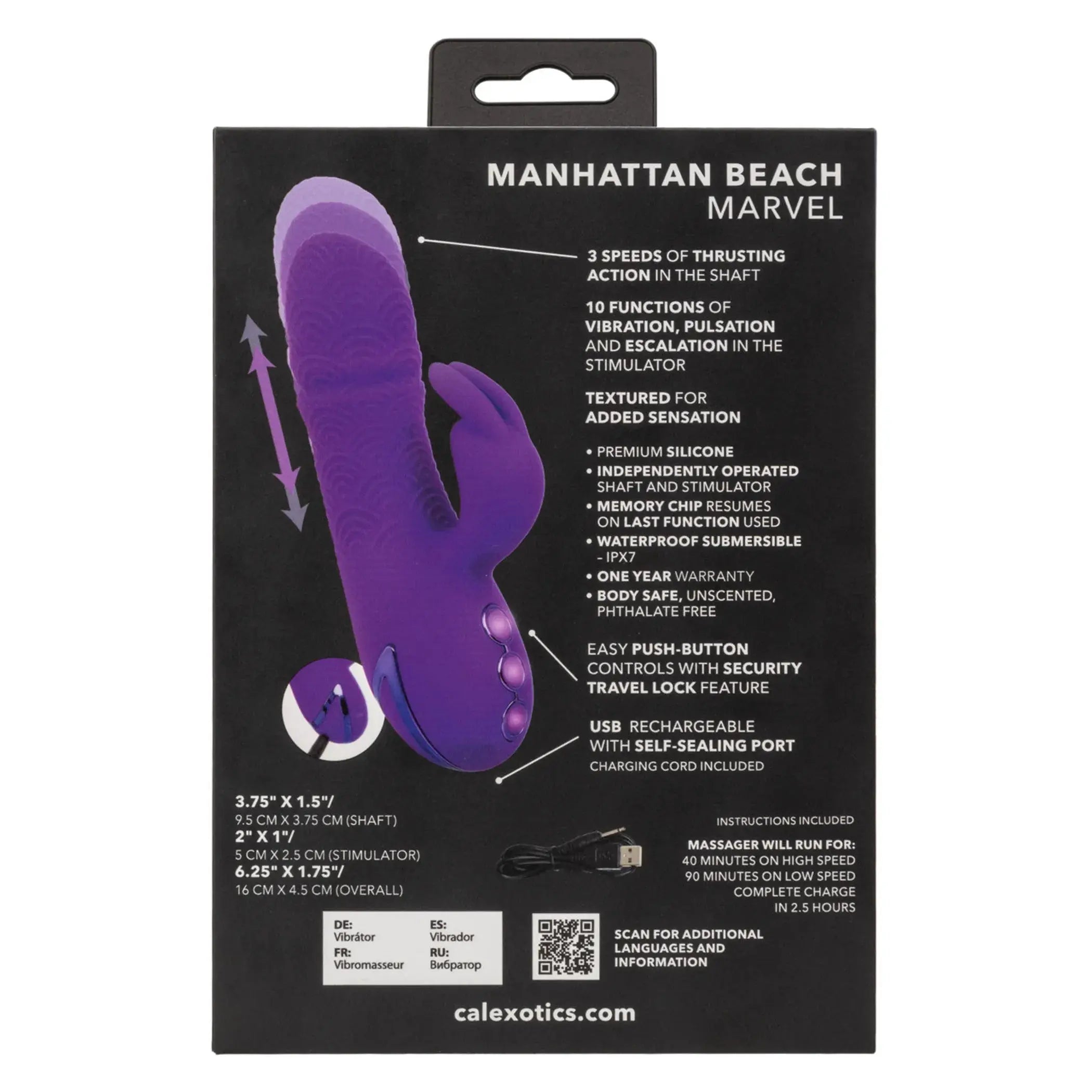 California Dreaming Manhattan Beach Marvel California Exotic Novelties