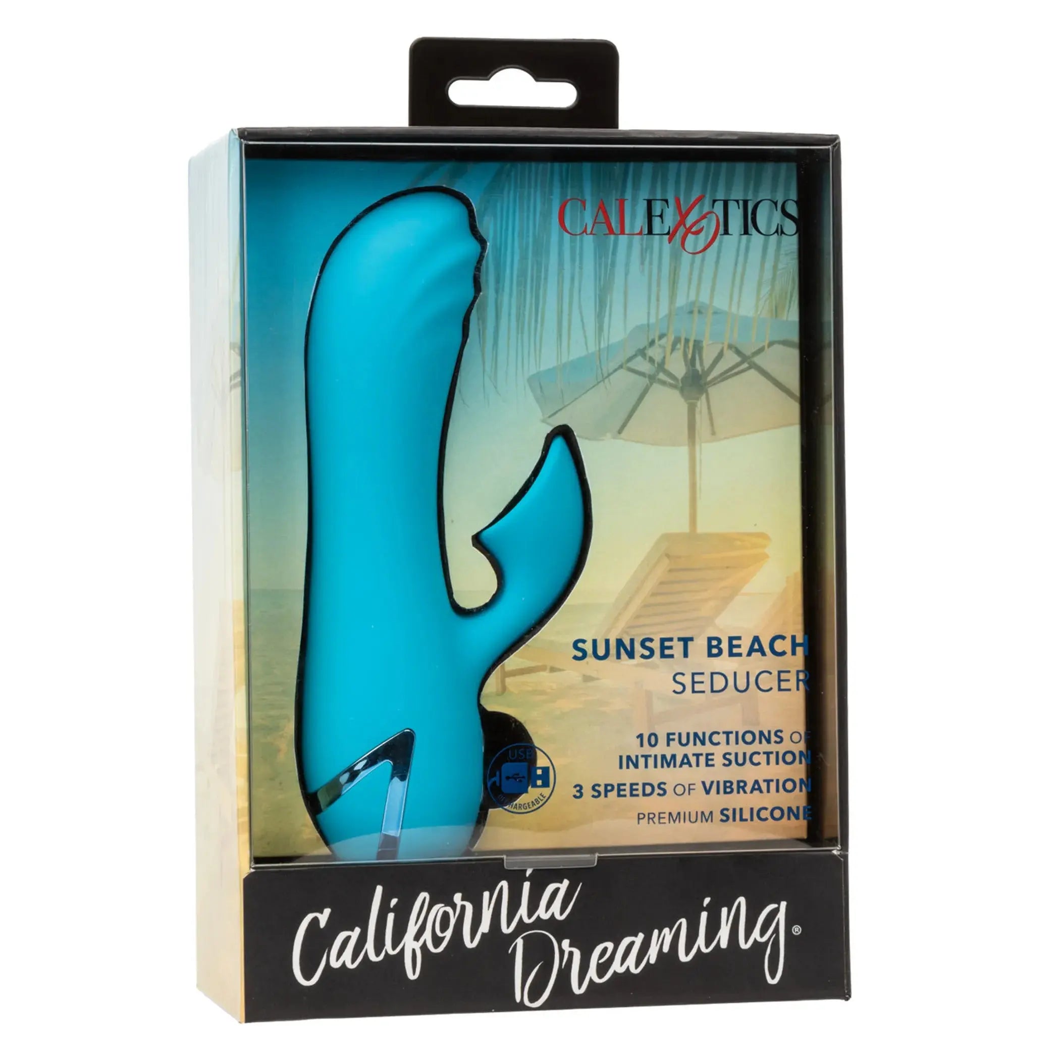 California Dreaming Sunset Beach Rabbit Vibrator California Exotic Novelties