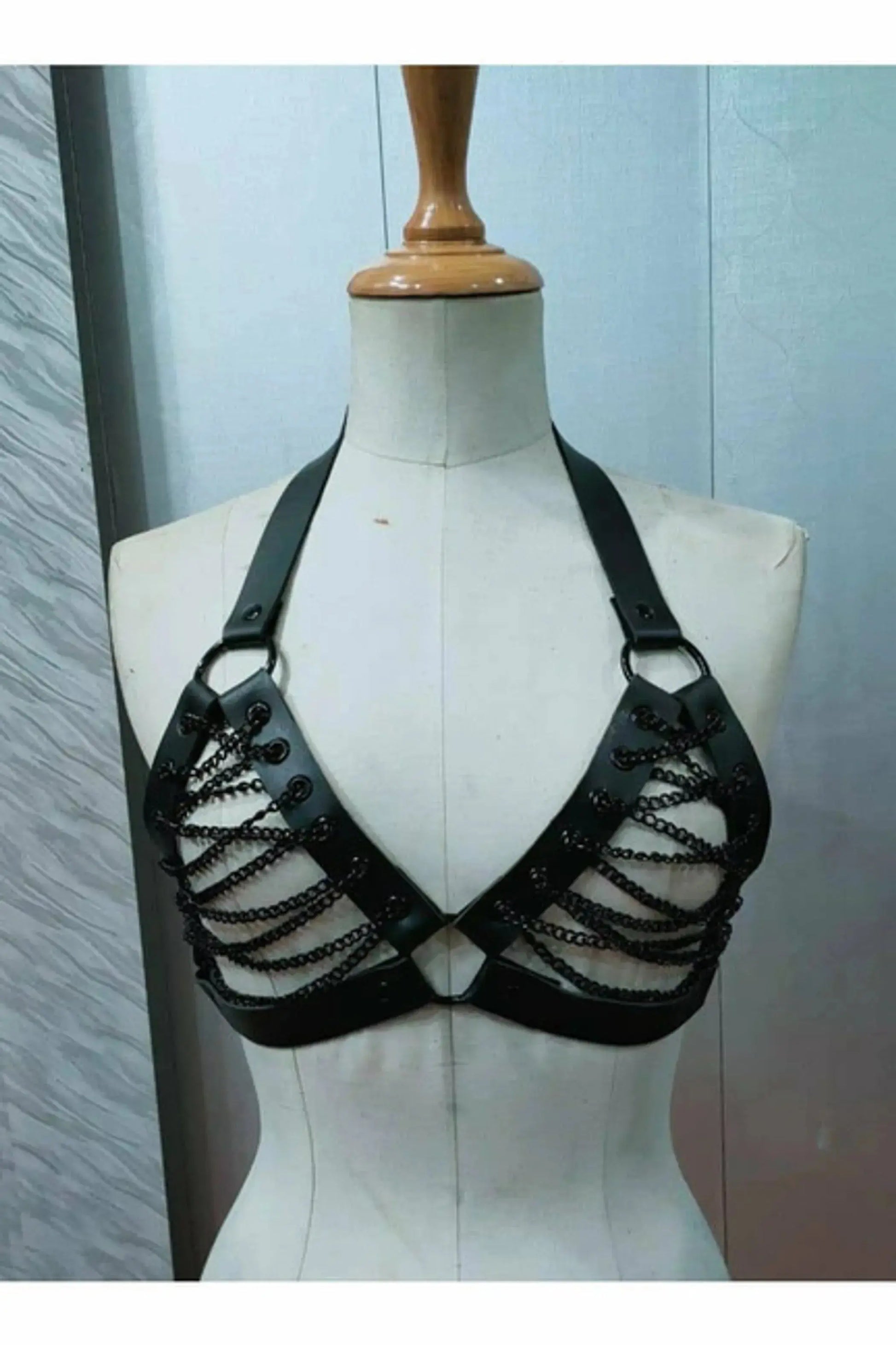 Candy Chain Lace-Up Bra Top Harness Daisy Corsets