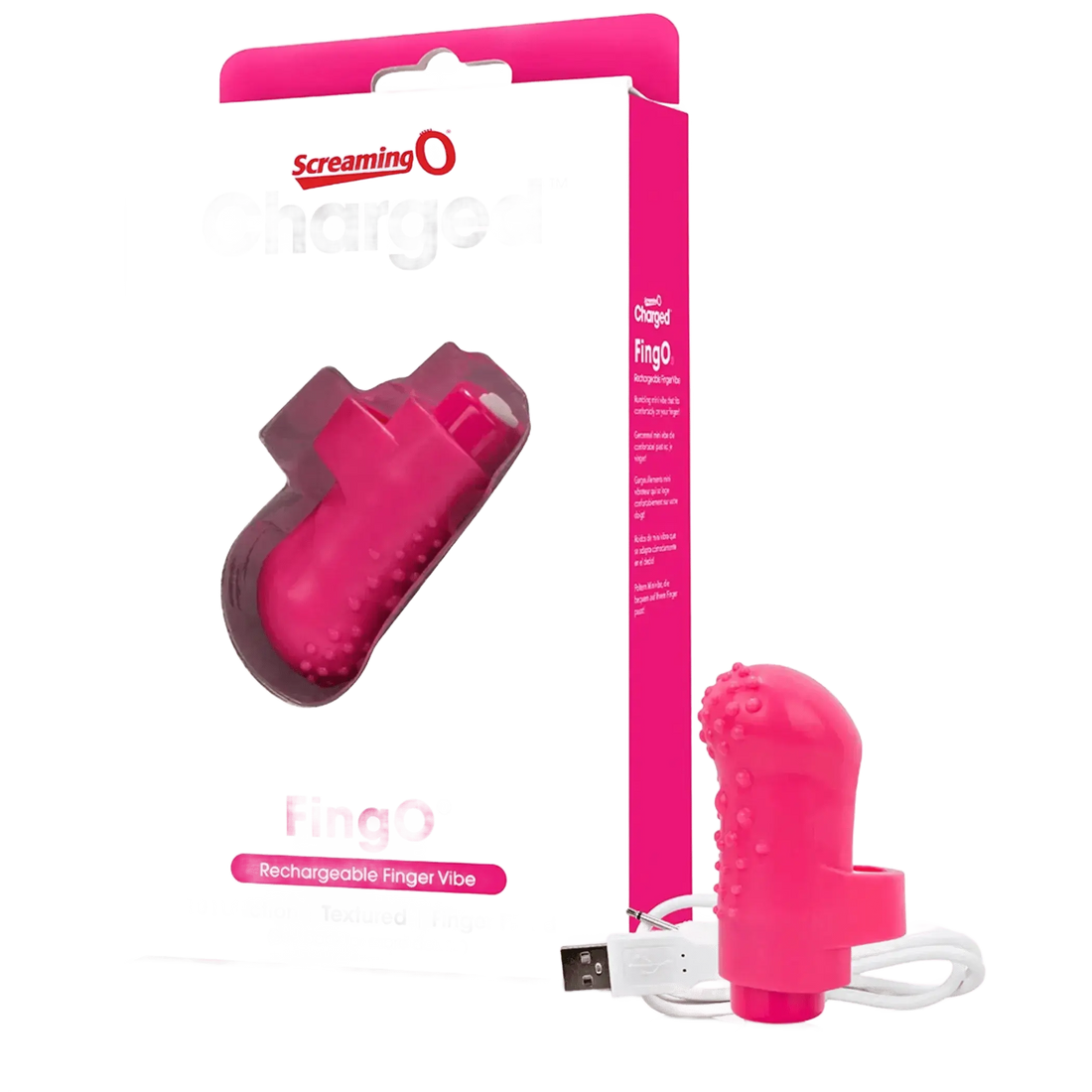 SCREAMING O CHARGED FING O VOOOM MINI VIBE PINK Screaming O