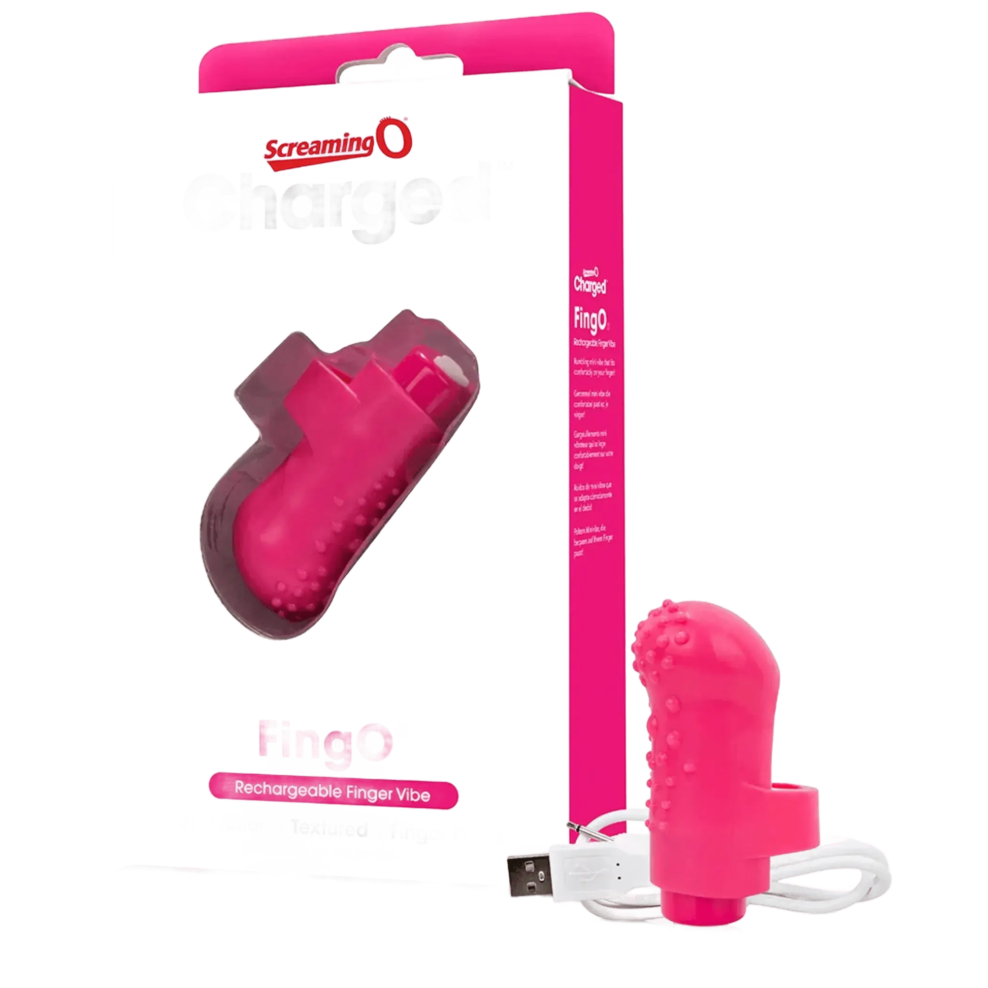 SCREAMING O CHARGED FING O VOOOM MINI VIBE PINK Screaming O