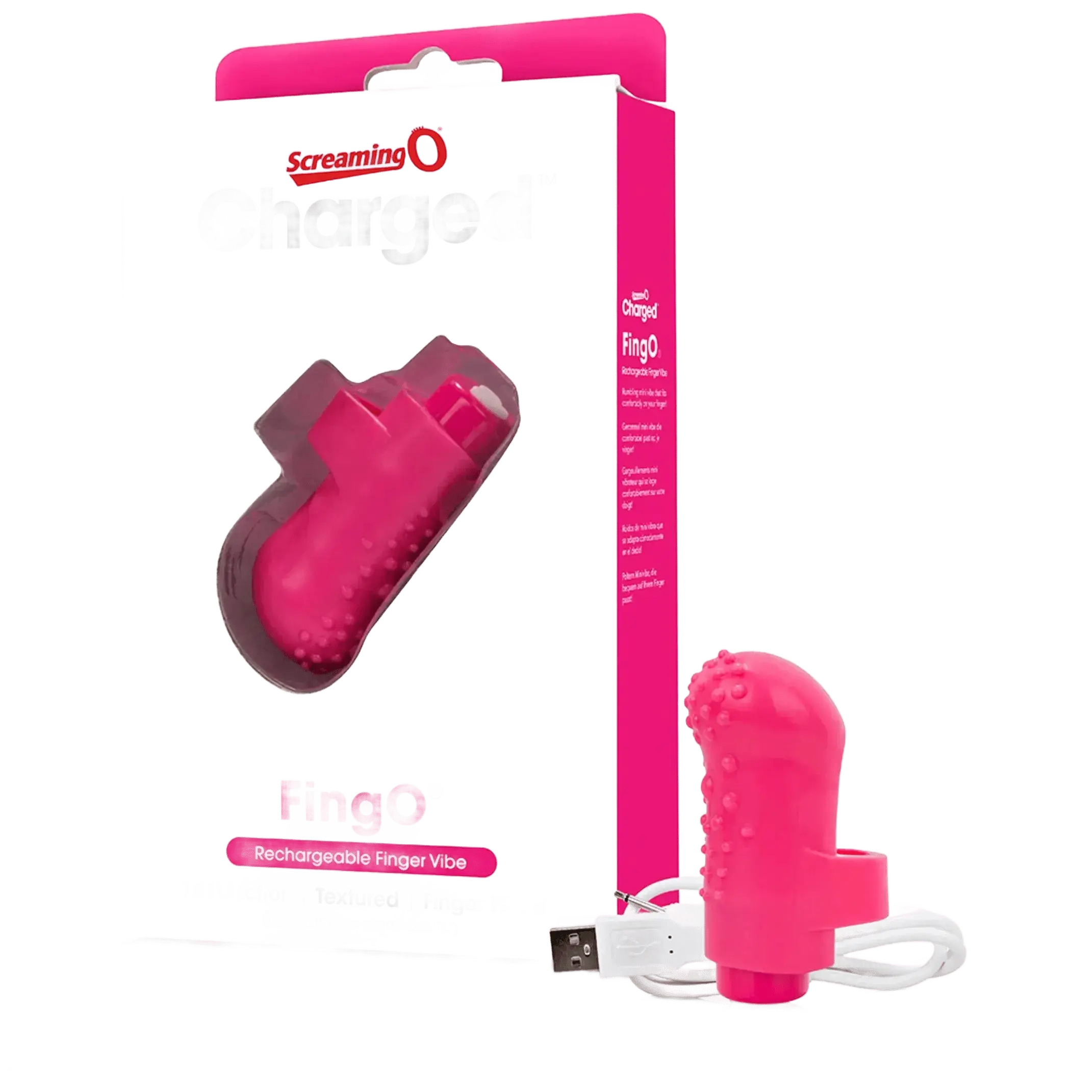SCREAMING O CHARGED FING O VOOOM MINI VIBE PINK Screaming O