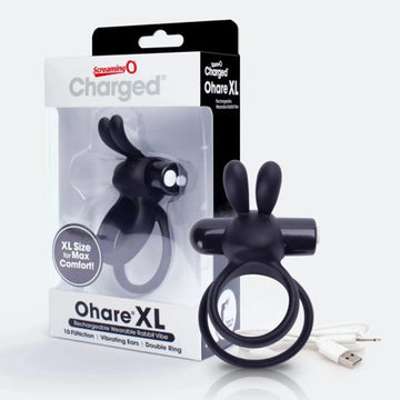 Charged Ohare XL Black Vibrating Ring Screaming O