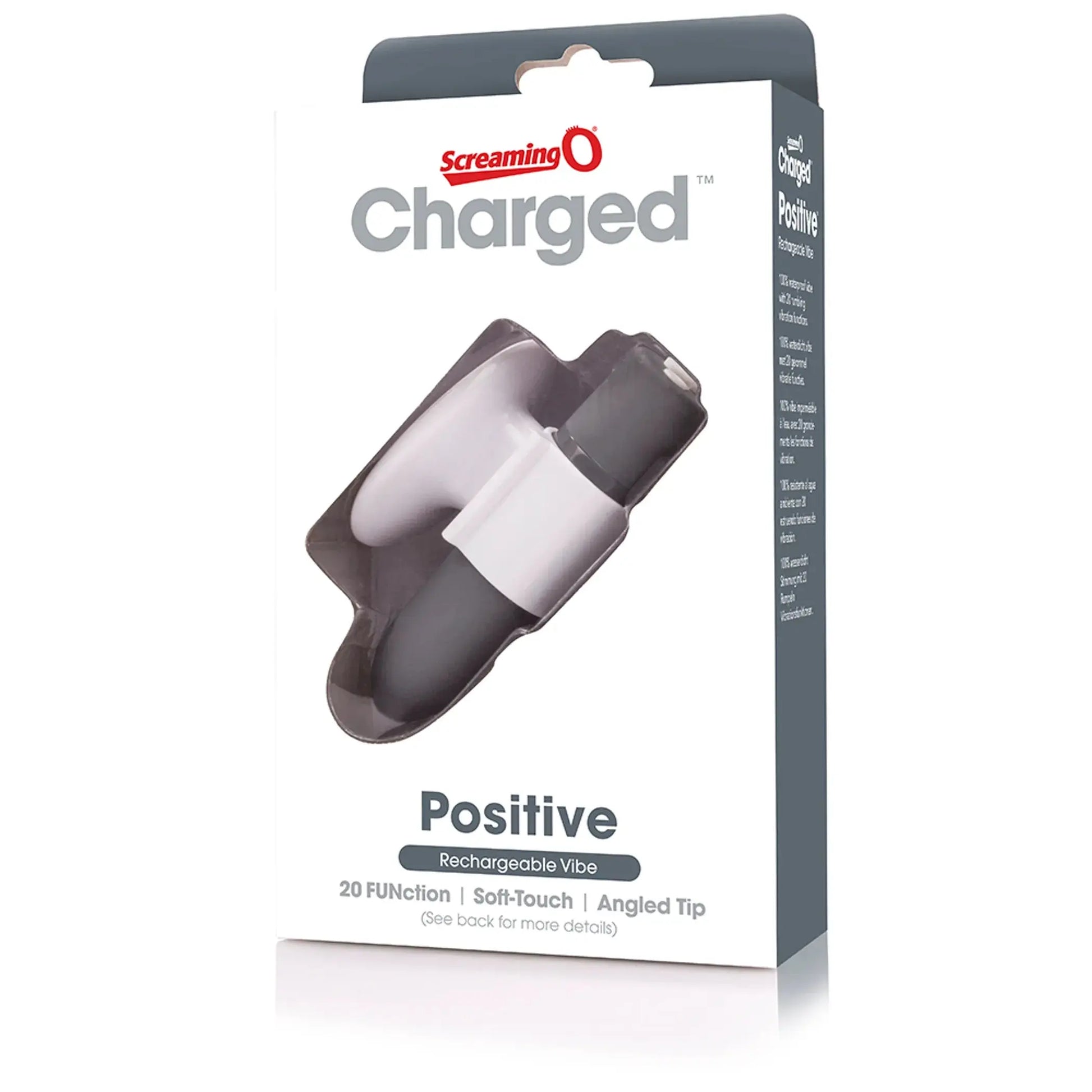 Charged Positive Grey Screaming O