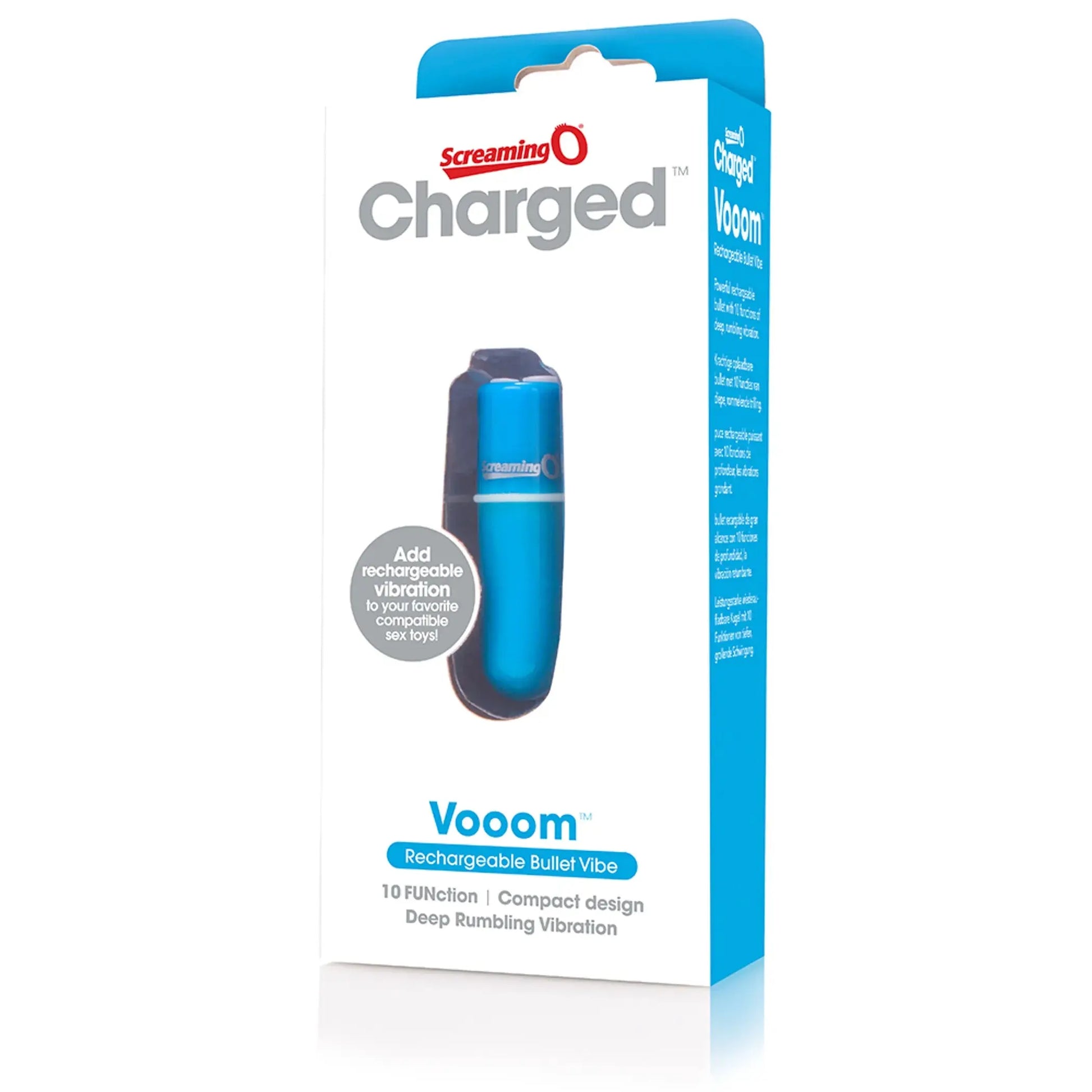 Charged Vooom Rechargeable Bullet Vibe Screaming O