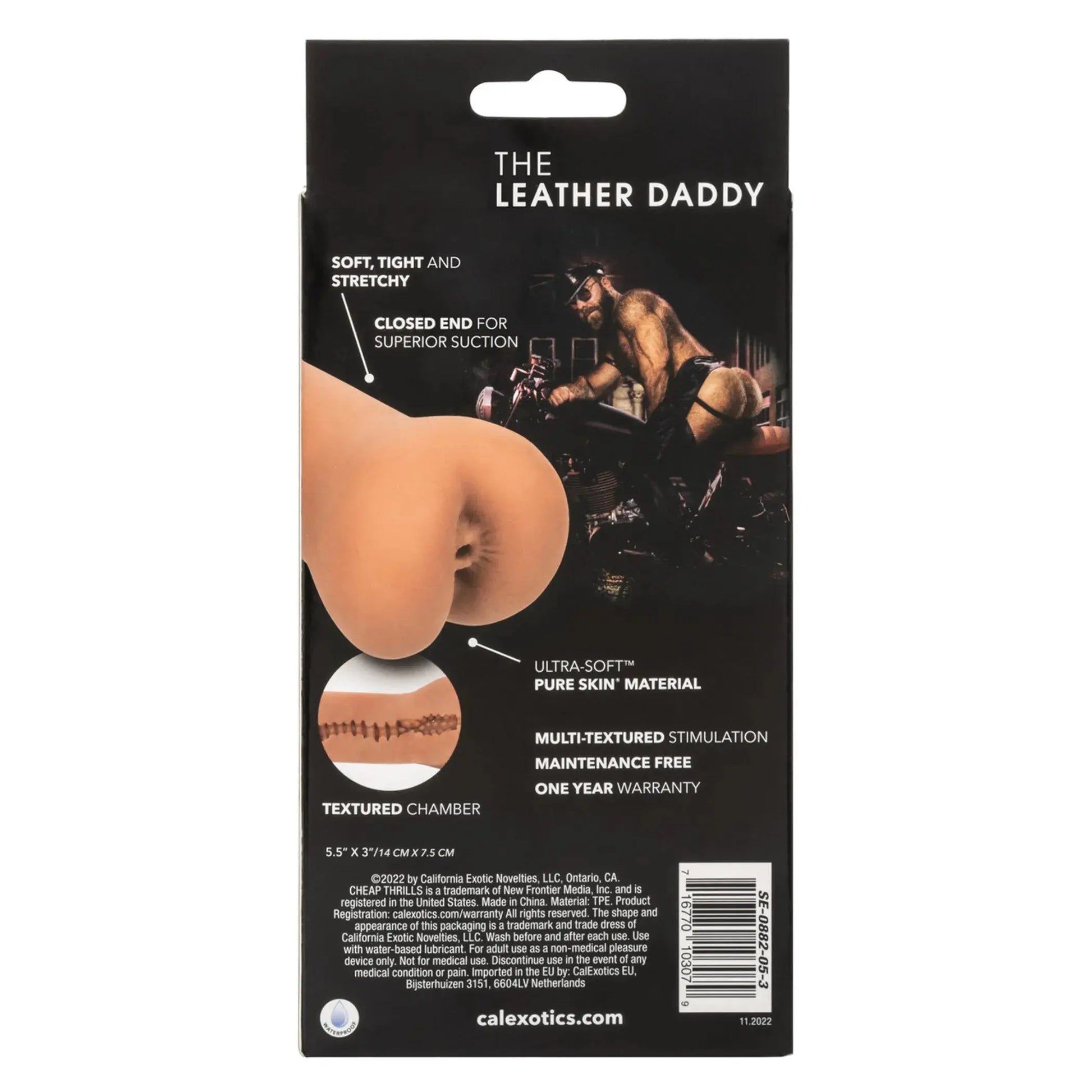 Cheap Thrills The Leather Daddy Stroker California Exotic Novelties