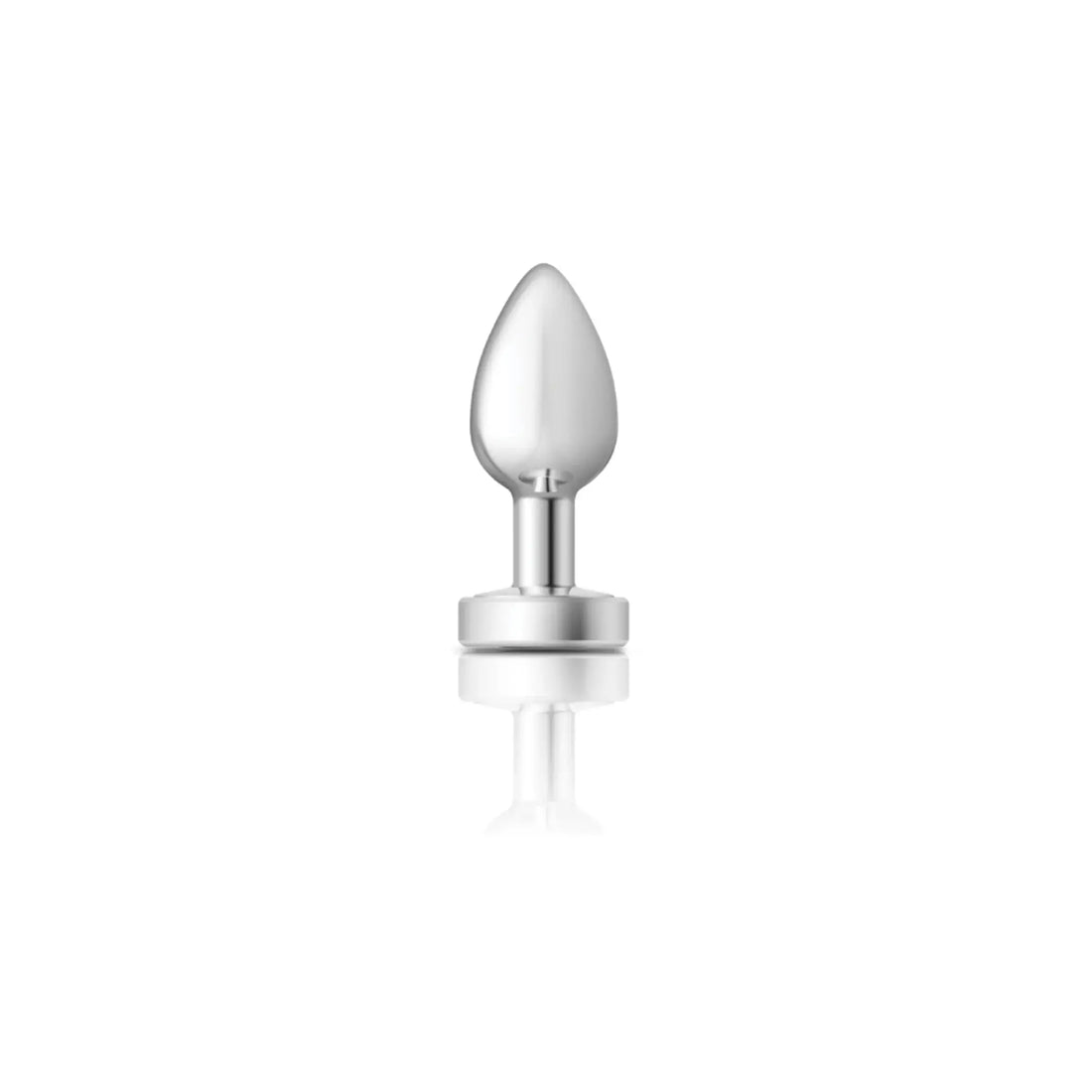 Cheeky Charms Round Teal Small Gunmetal Butt Plug Viben