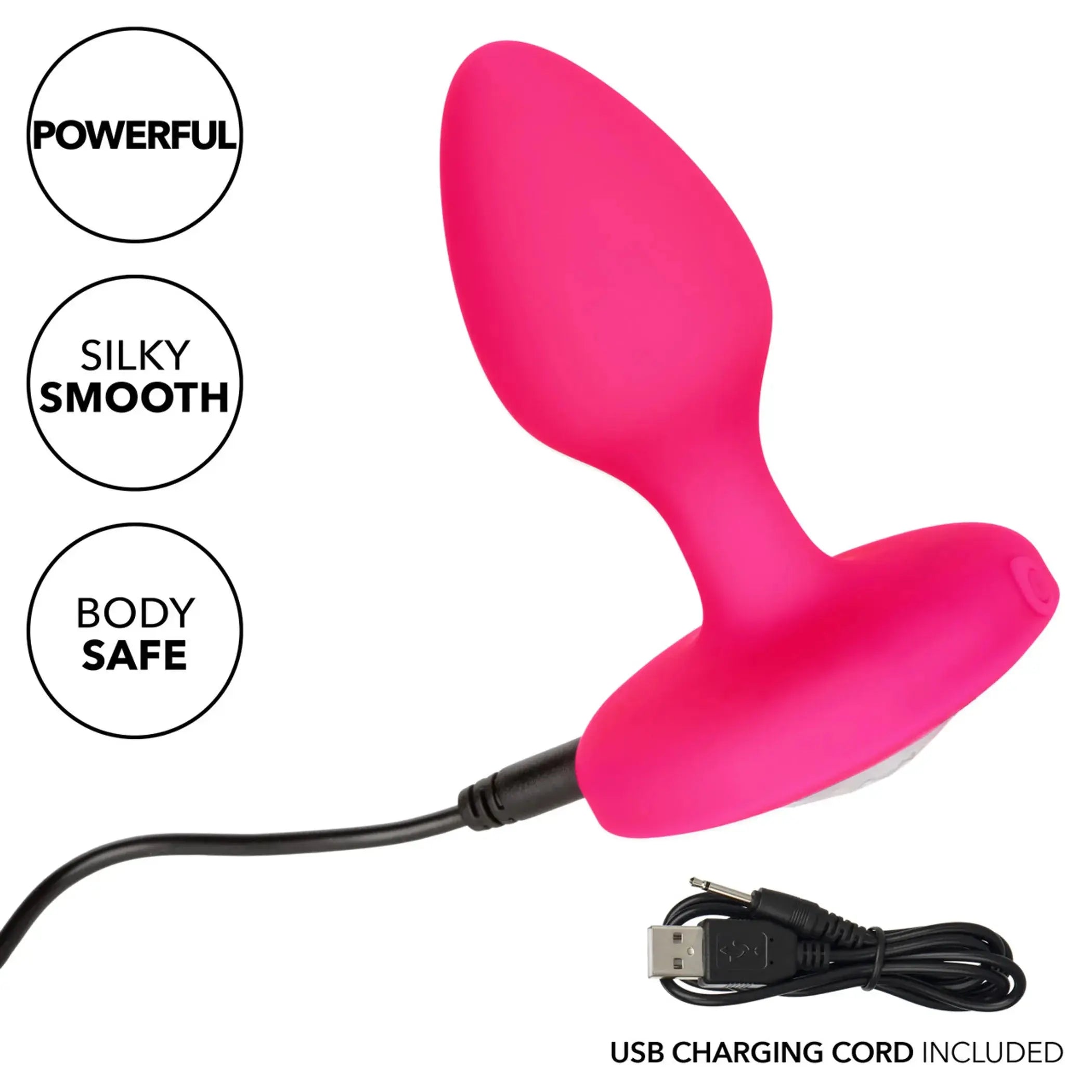 Cheeky Gems Vibrating Probe Medium Pink California Exotic Novelties